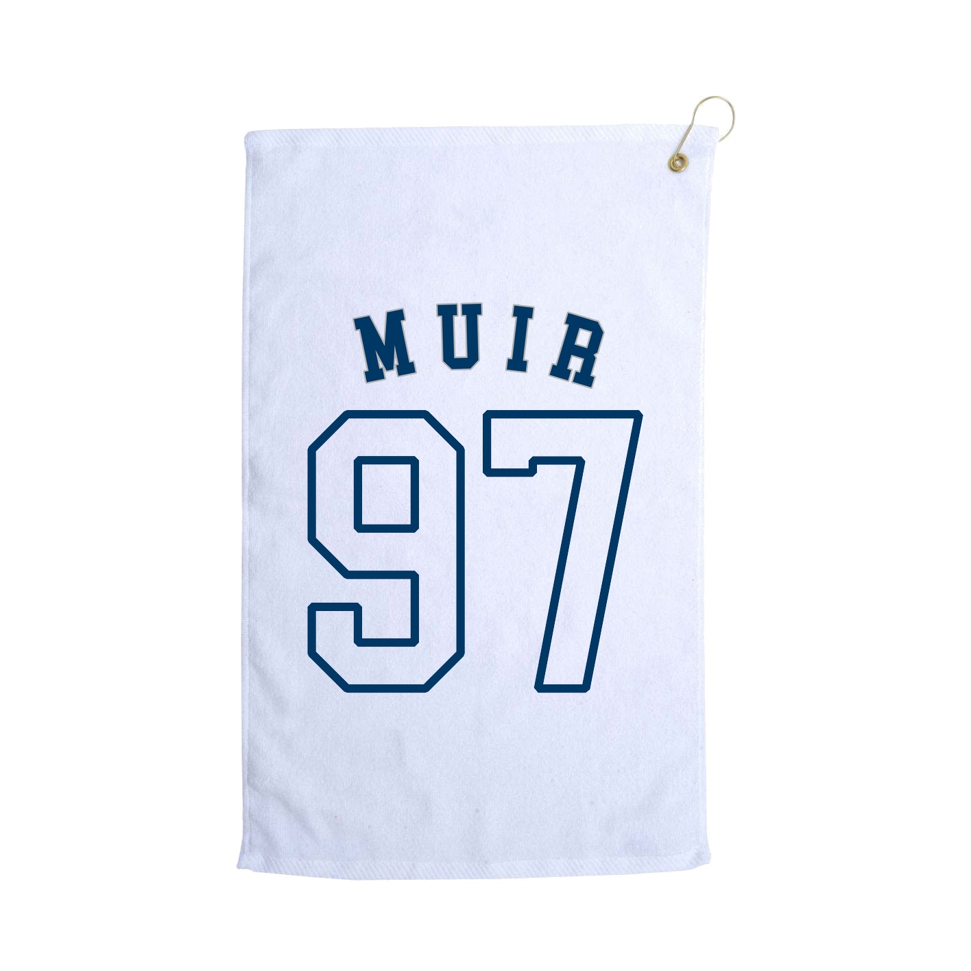 Golf Towel — Shirsey Arch in White