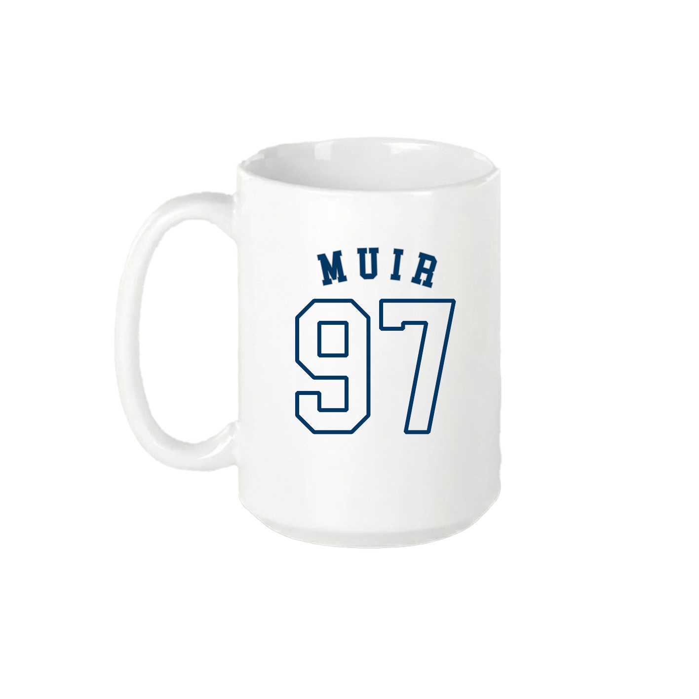 15oz Coffee Mug — Shirsey Arch in White