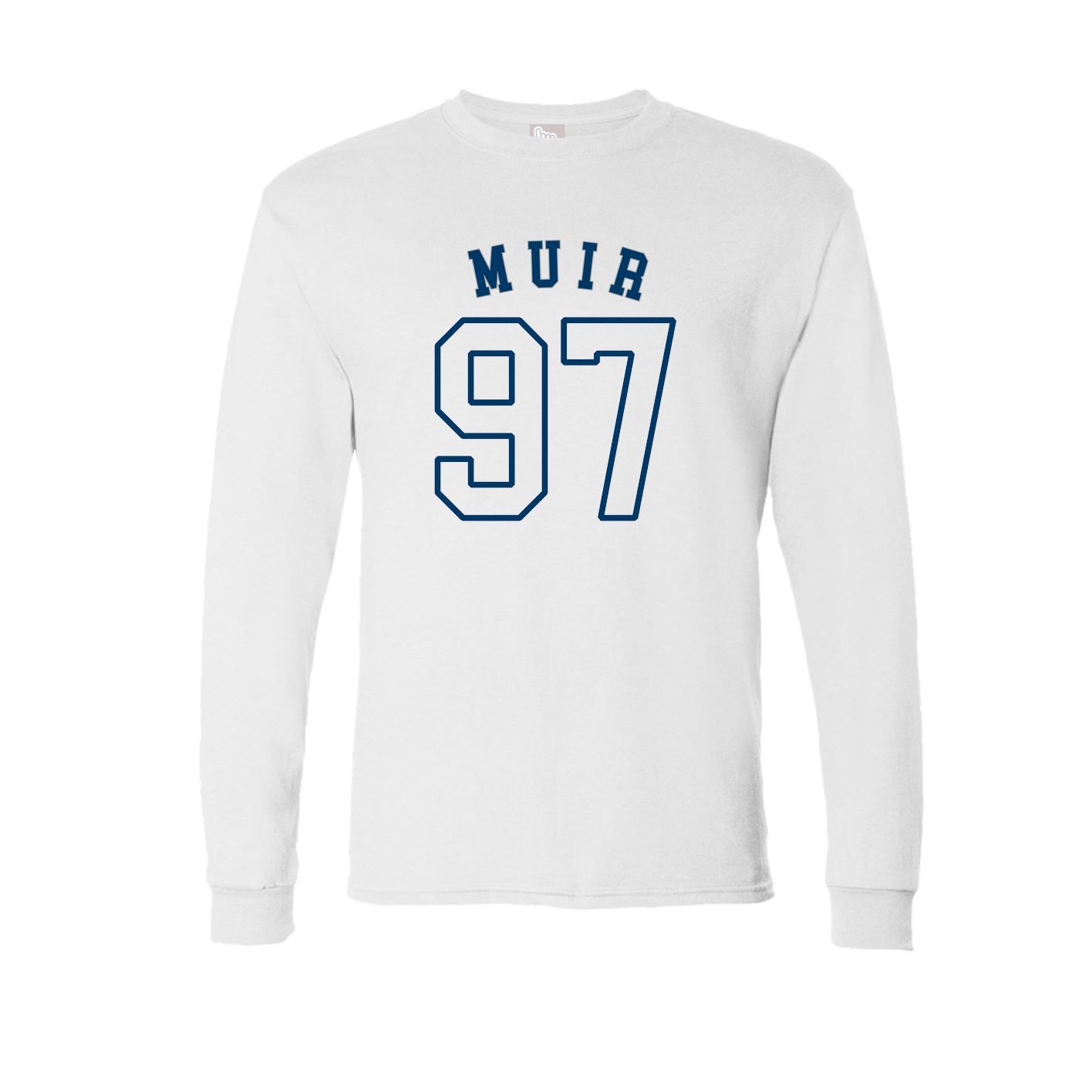 Long Sleeve Tee — Shirsey Arch in White
