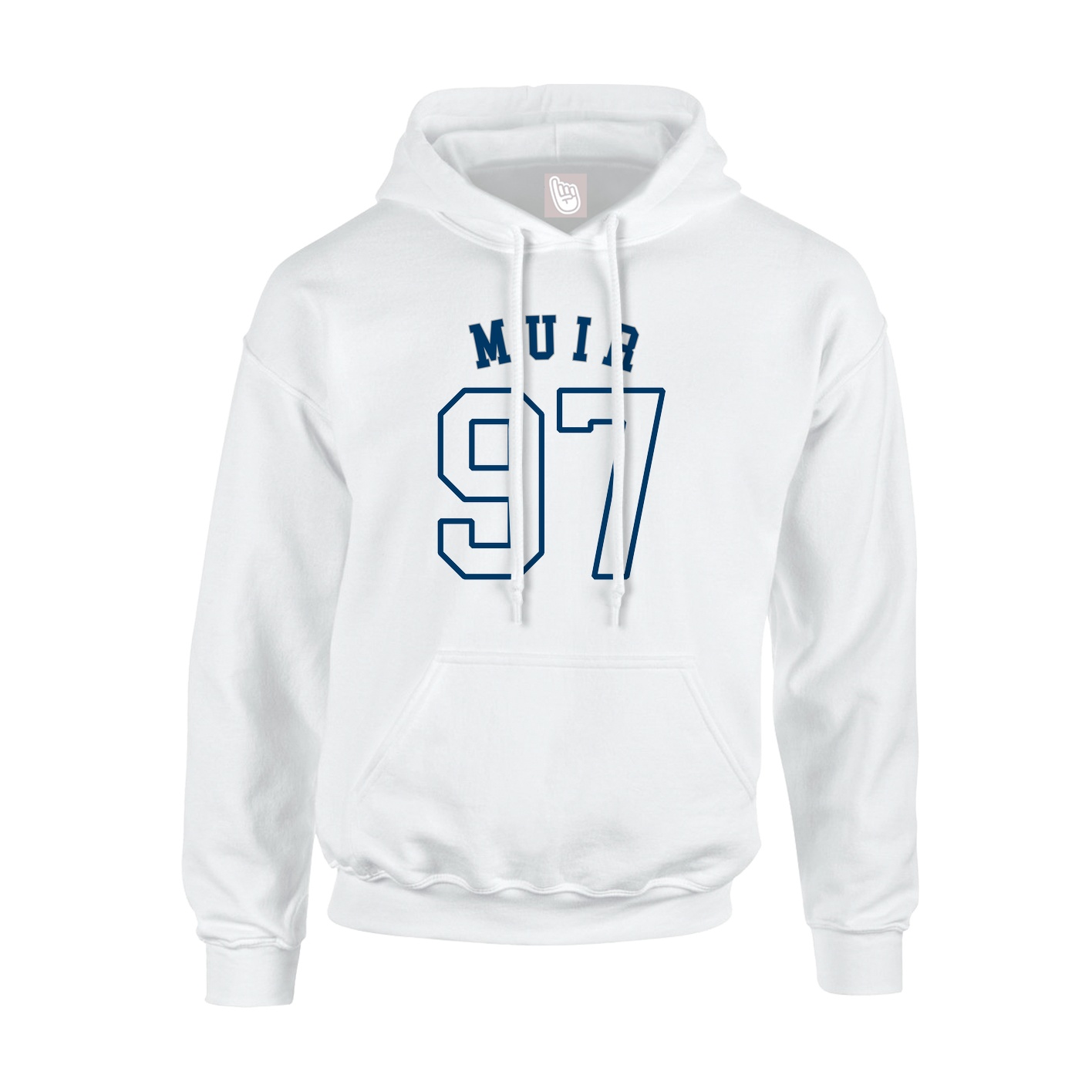 Hoodie — Shirsey Arch in White