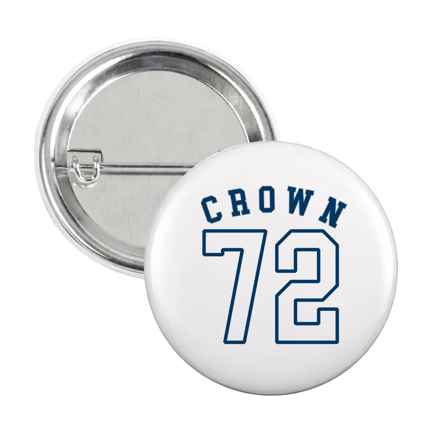 Game Day Button — Shirsey Arch in White