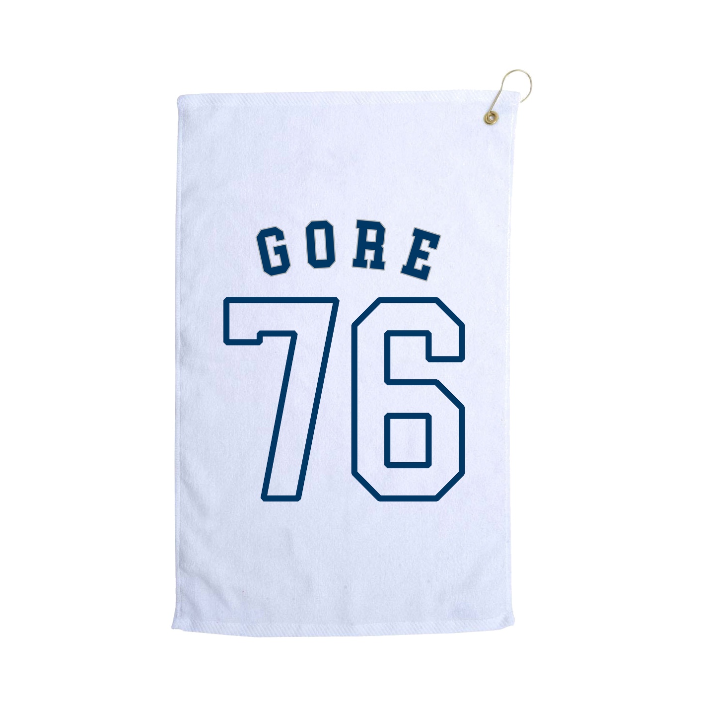 Golf Towel — Shirsey Arch in White