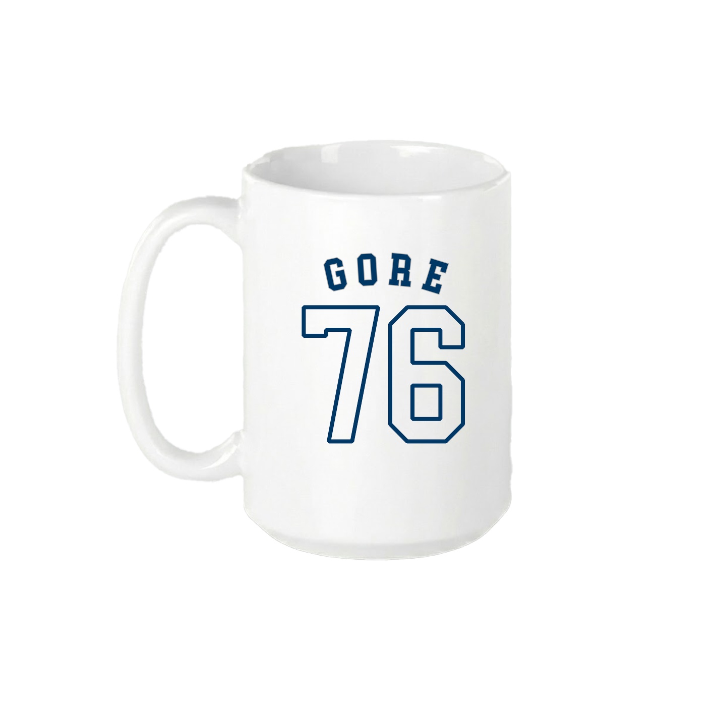 15oz Coffee Mug — Shirsey Arch in White
