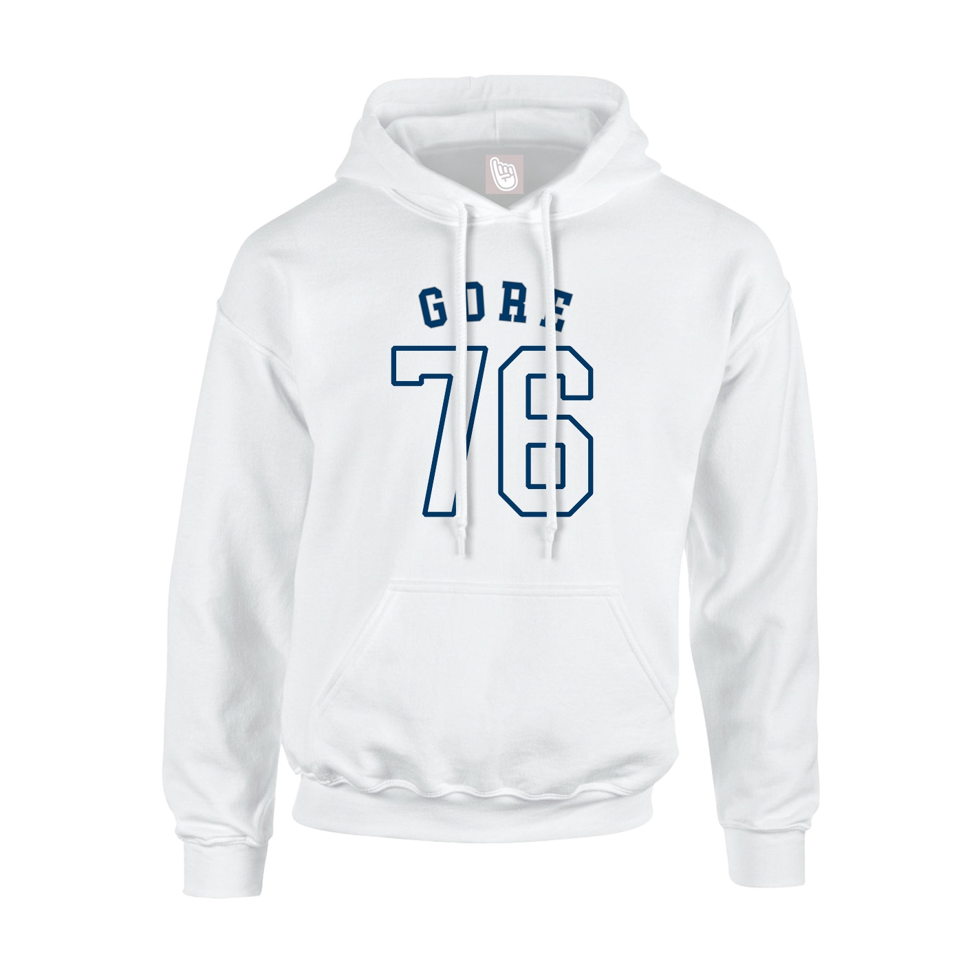 Hoodie — Shirsey Arch in White