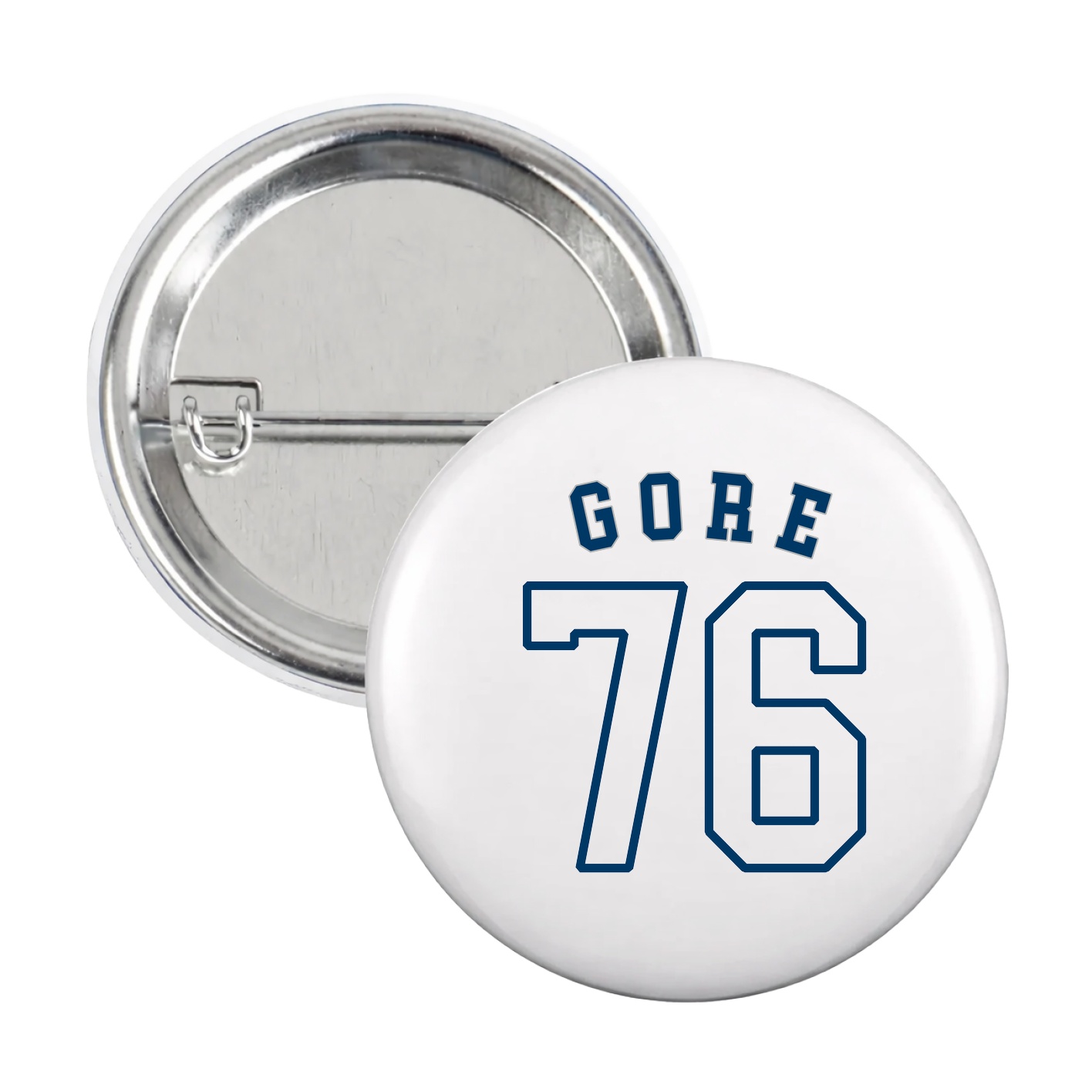Game Day Button — Shirsey Arch in White