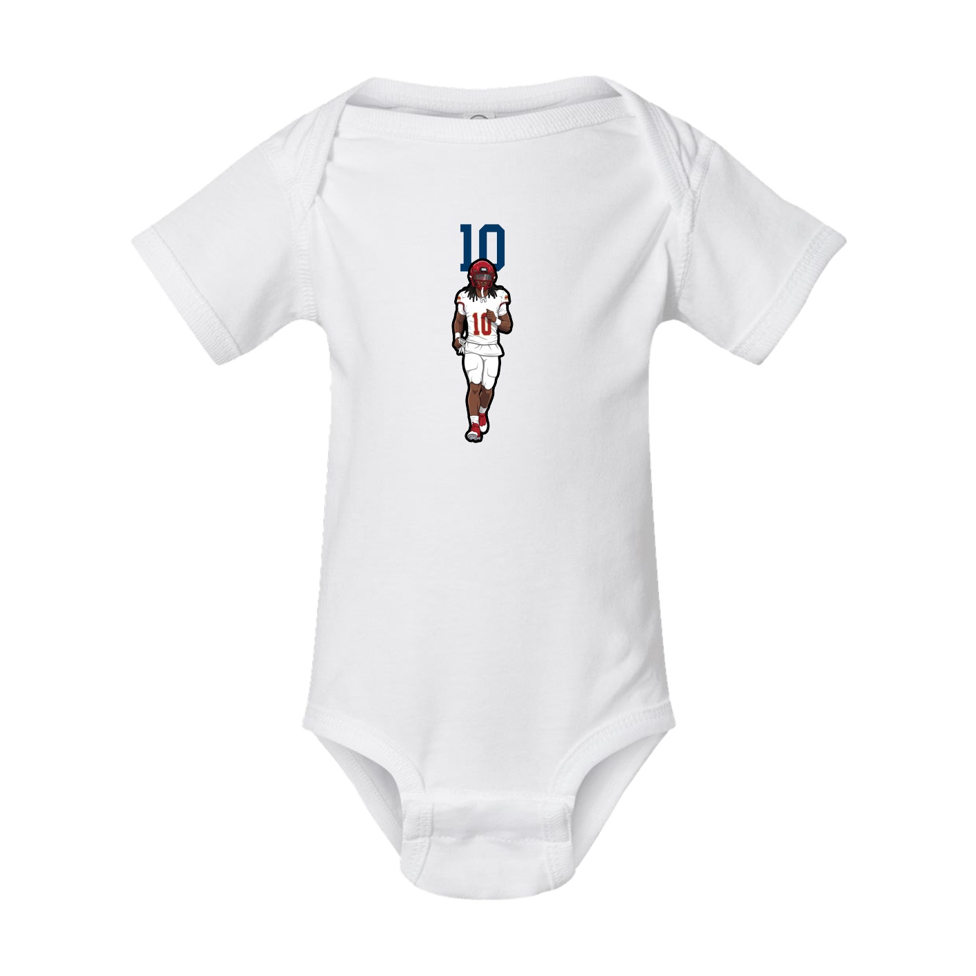 Baby Onesie — Number Top in White