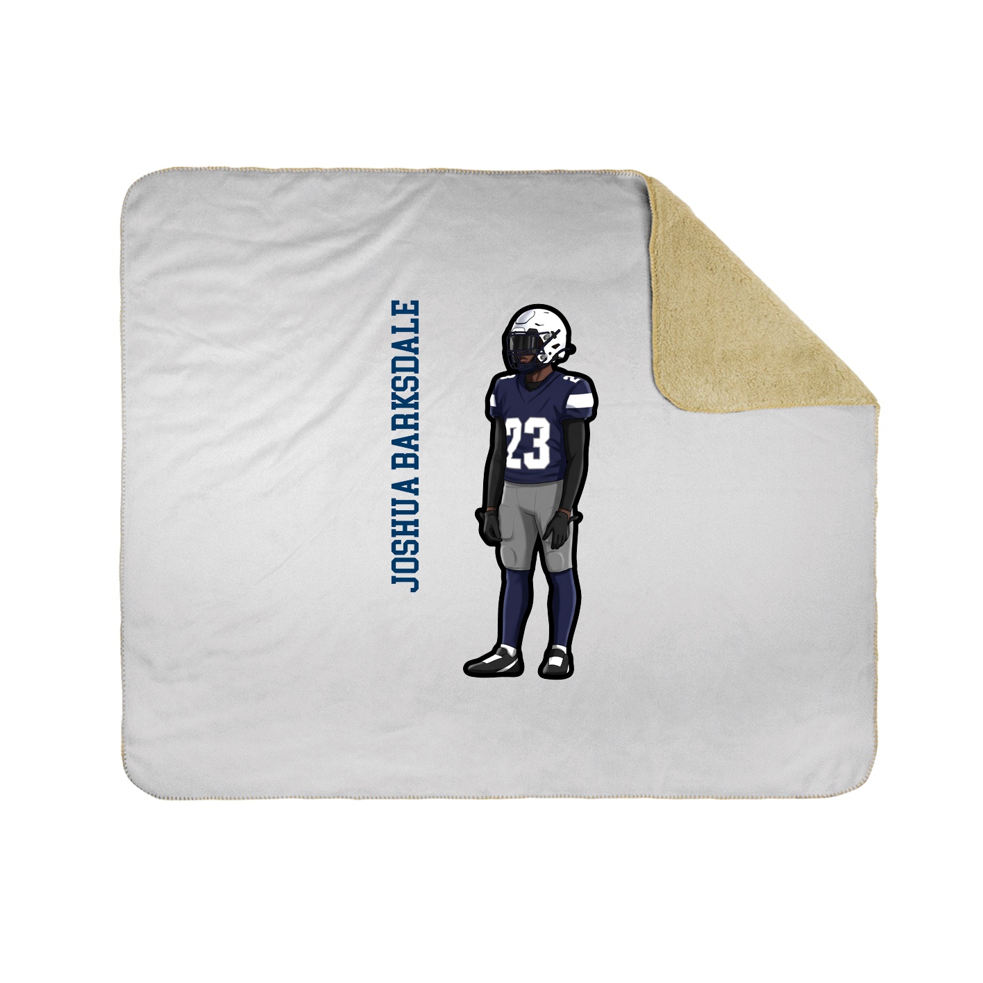 50x60 Sherpa Lined Throw Blanket