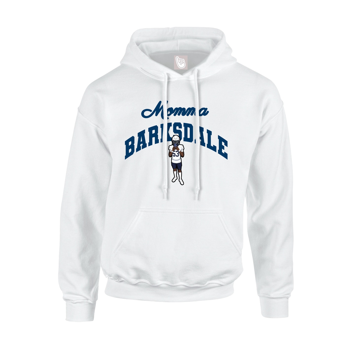 Youth Hoodie — Mothers Day Arch in White