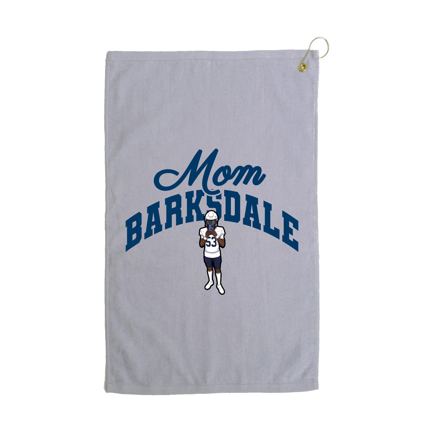 Golf Towel — Mothers Day Arch in Grey