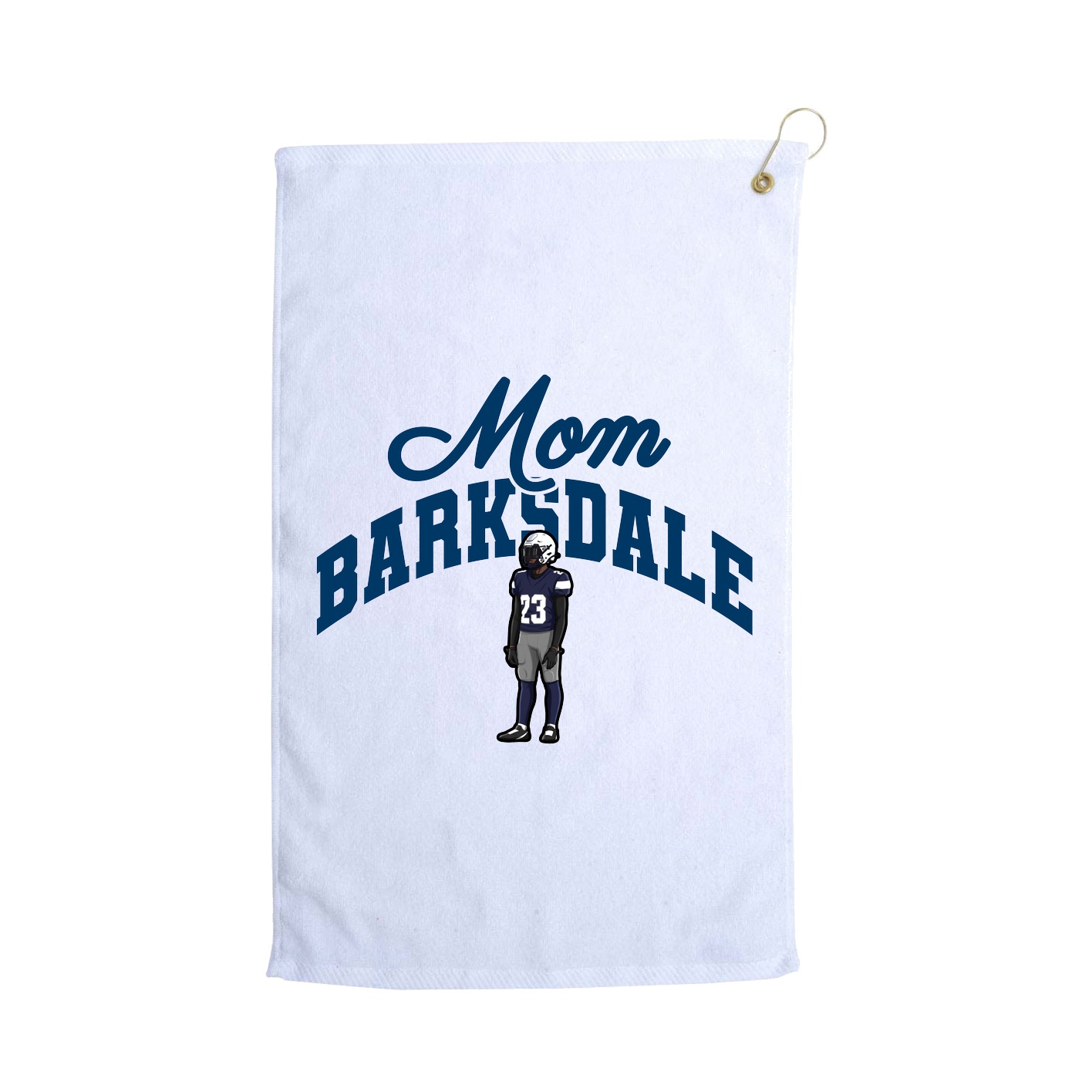 Golf Towel — Mothers Day Arch in White