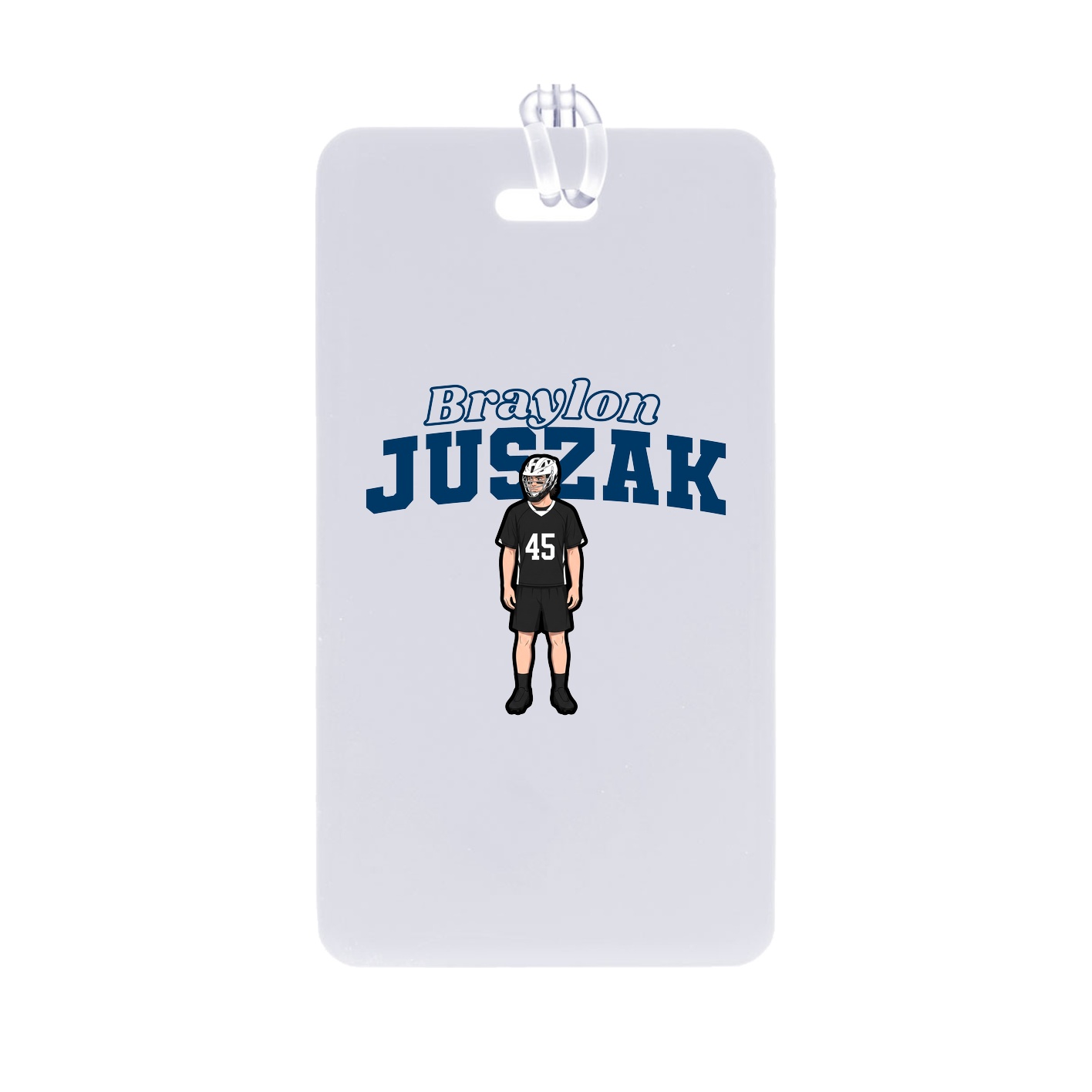 Bag Tag — Name Arch in Classic