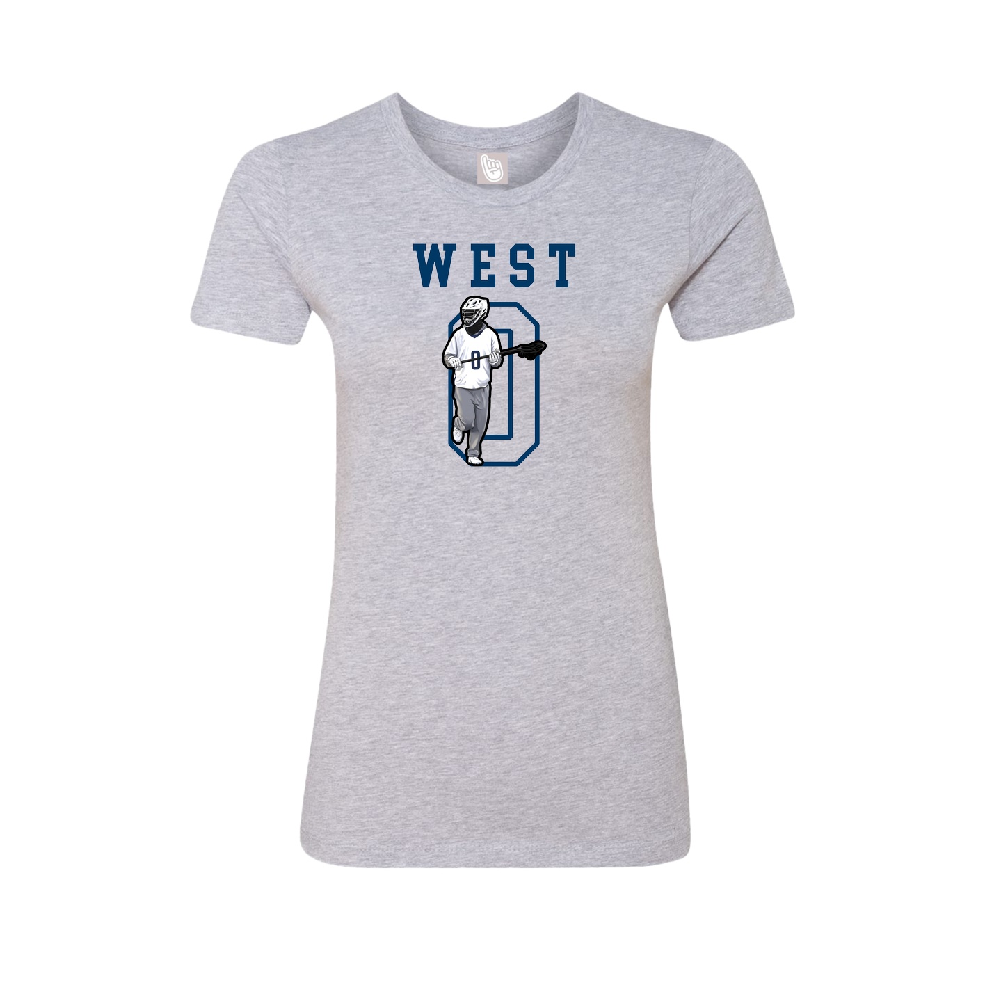 Fitted Women's Tee — Shirsey in Grey