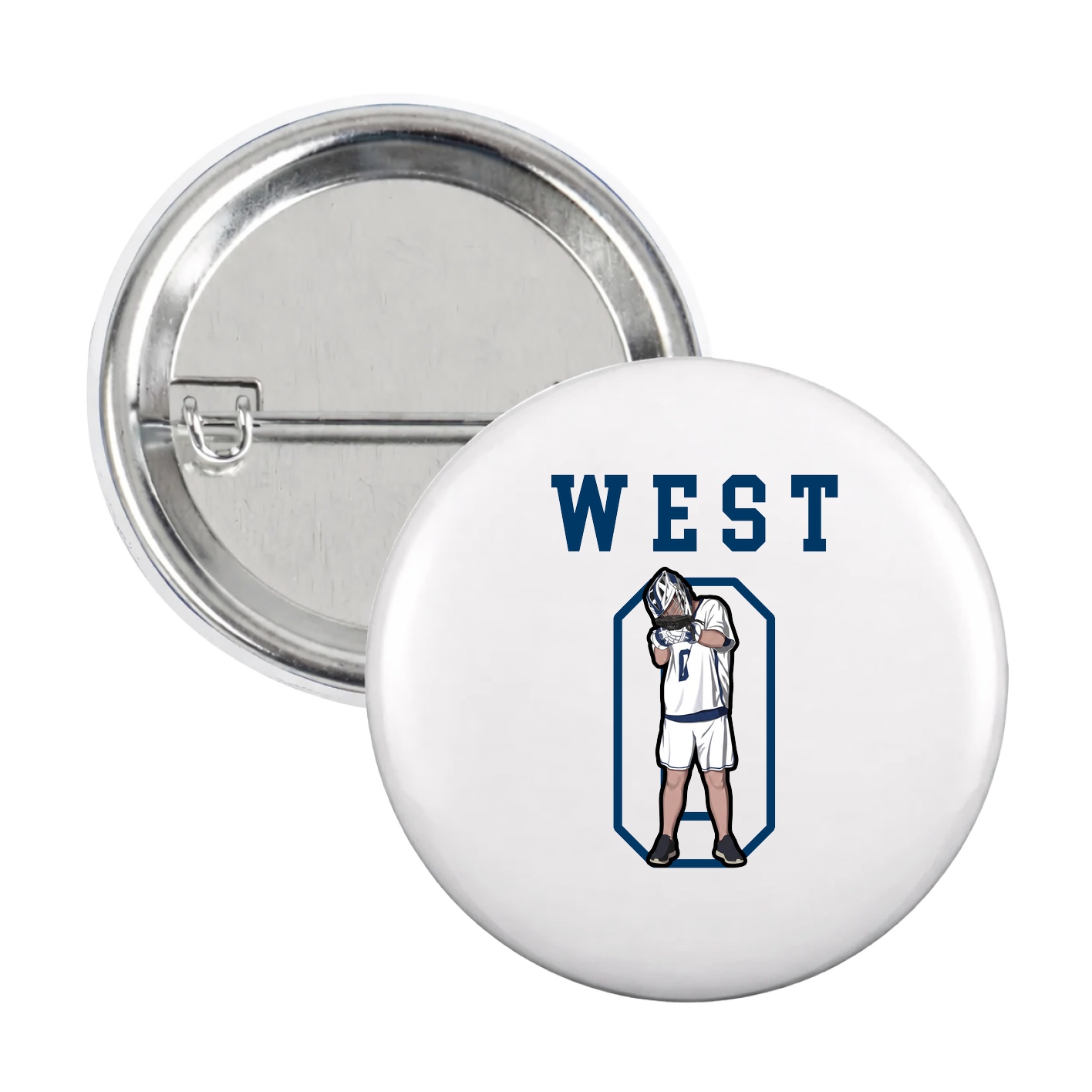 Game Day Button — Shirsey in White