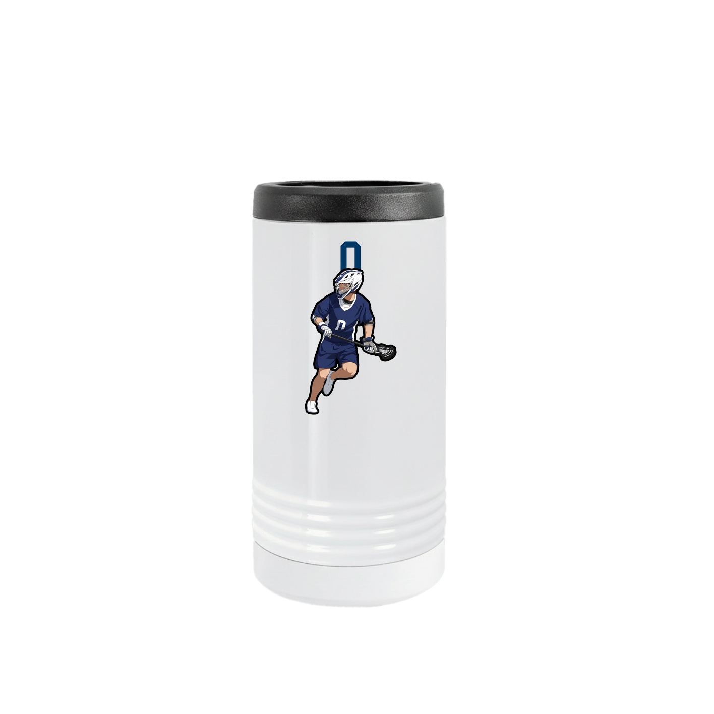 Slim Beverage Holder — Number Top in White