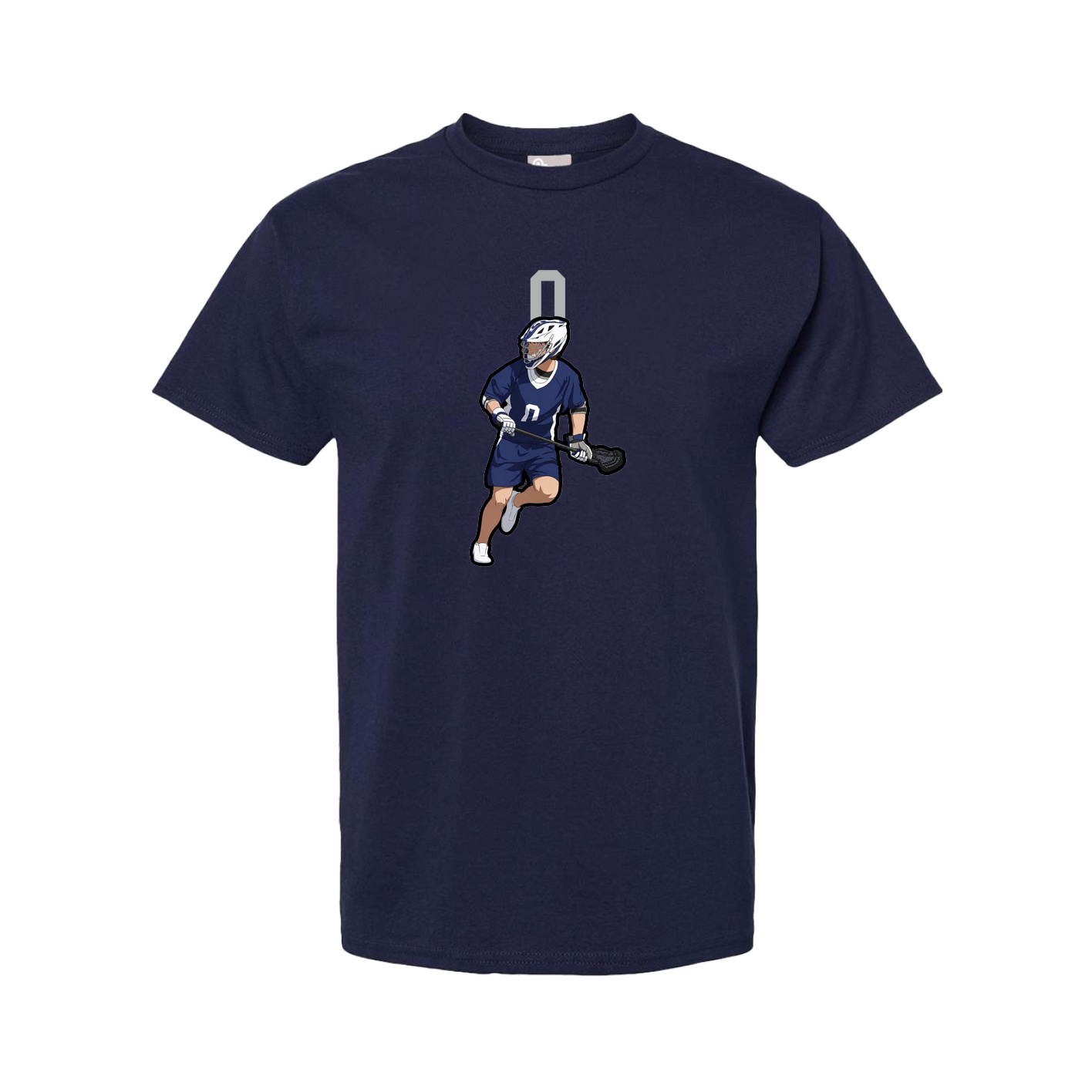 Youth Tee — Number Top in Navy
