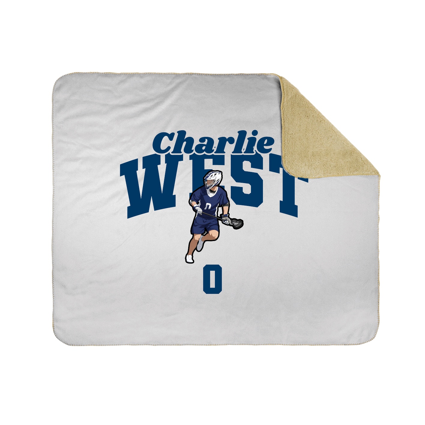 Throw Blanket — Signature Arch in White