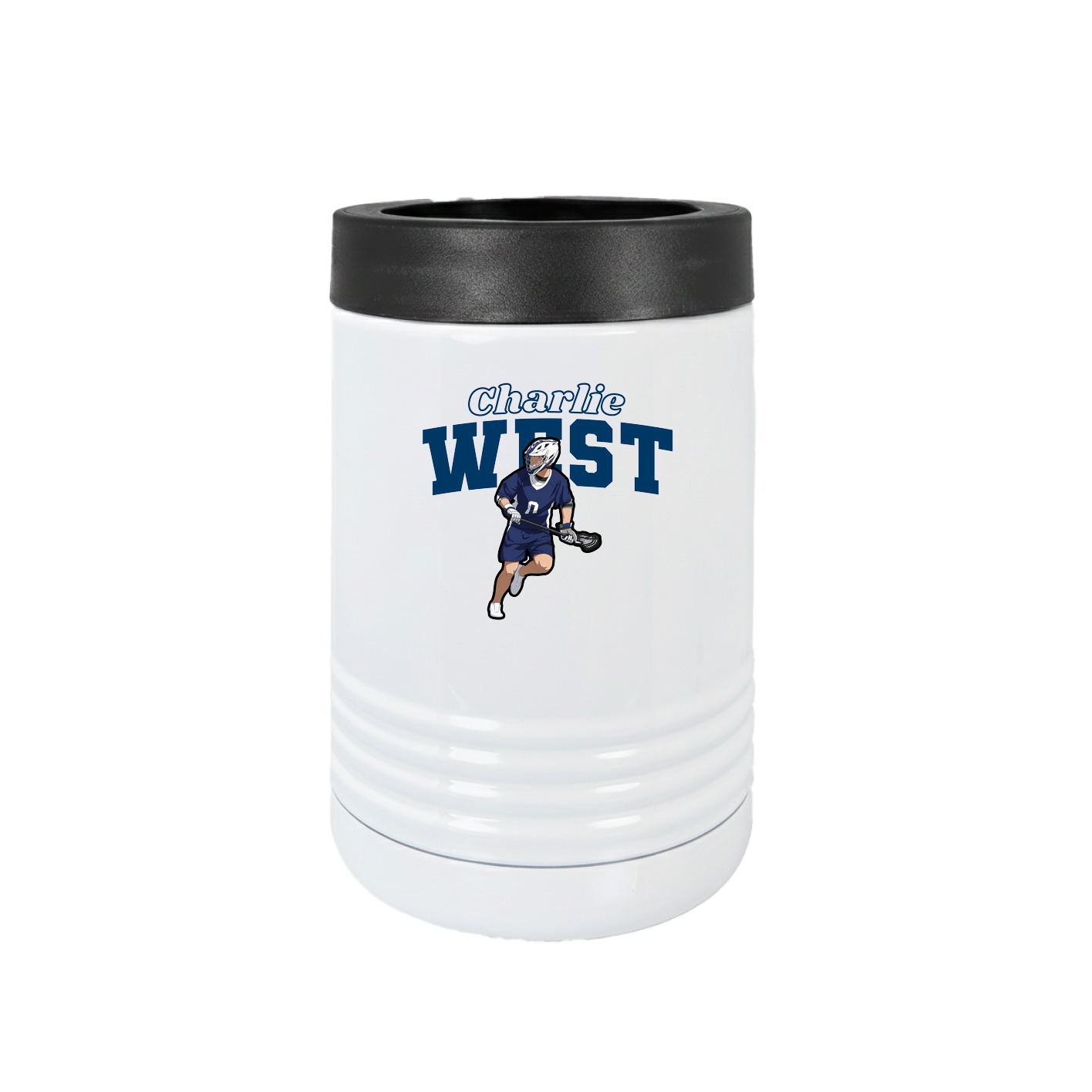Beverage Holder — Name Arch in White