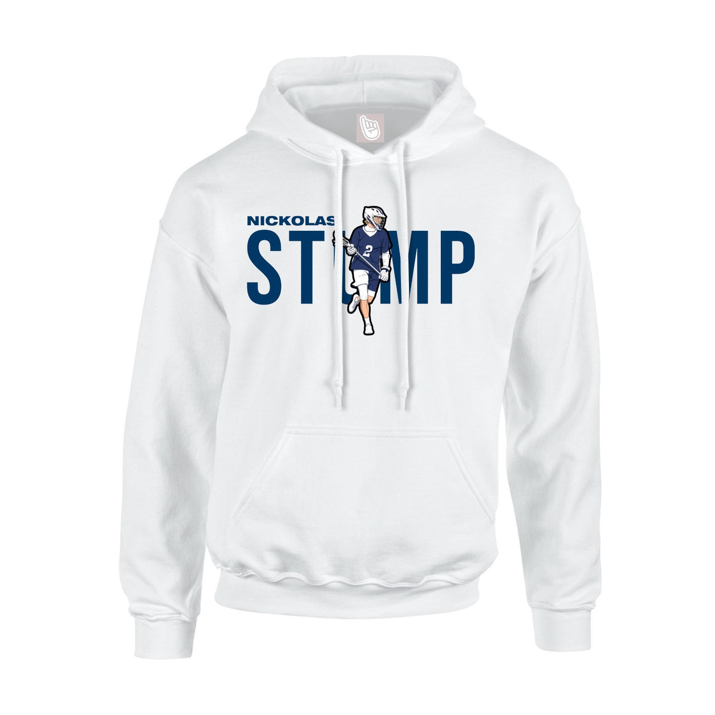 Hoodie — Player Name in White