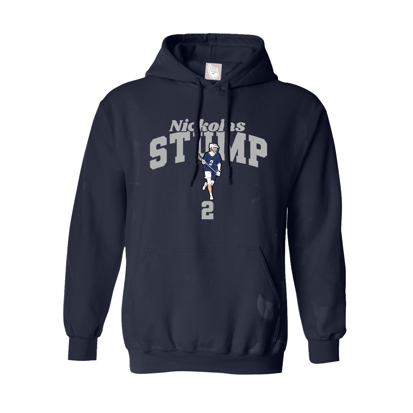 Hoodie — Signature Arch in Navy