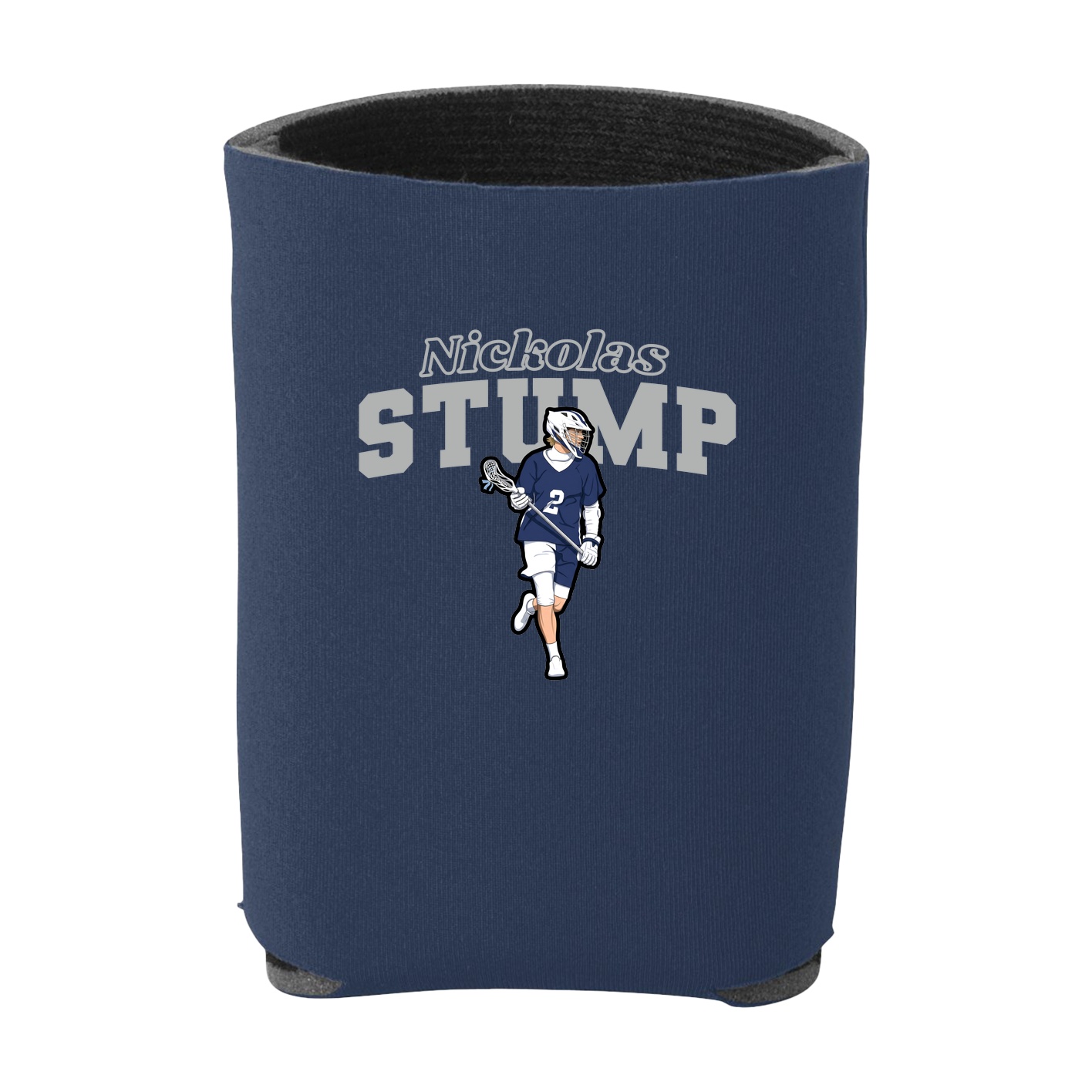 Can Holder — Name Arch in Navy