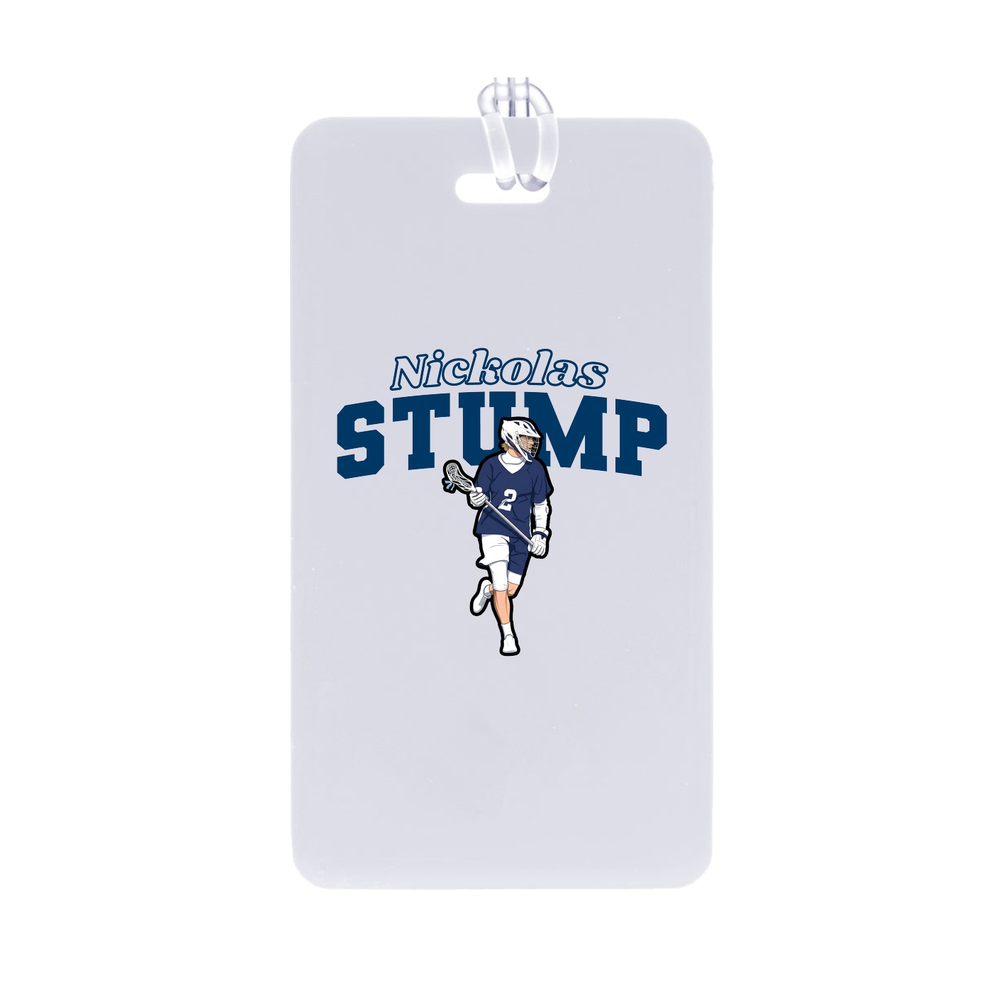 Bag Tag — Name Arch in Classic