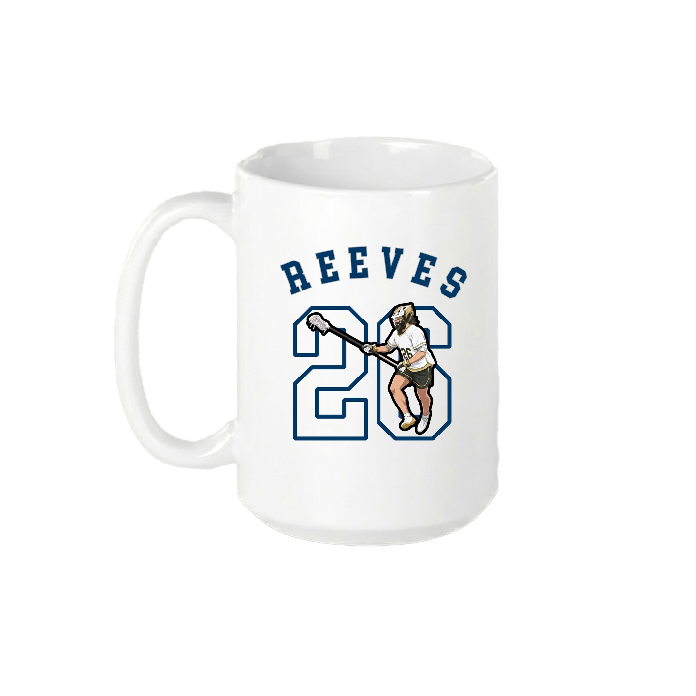 15oz Coffee Mug — Shirsey Arch in White