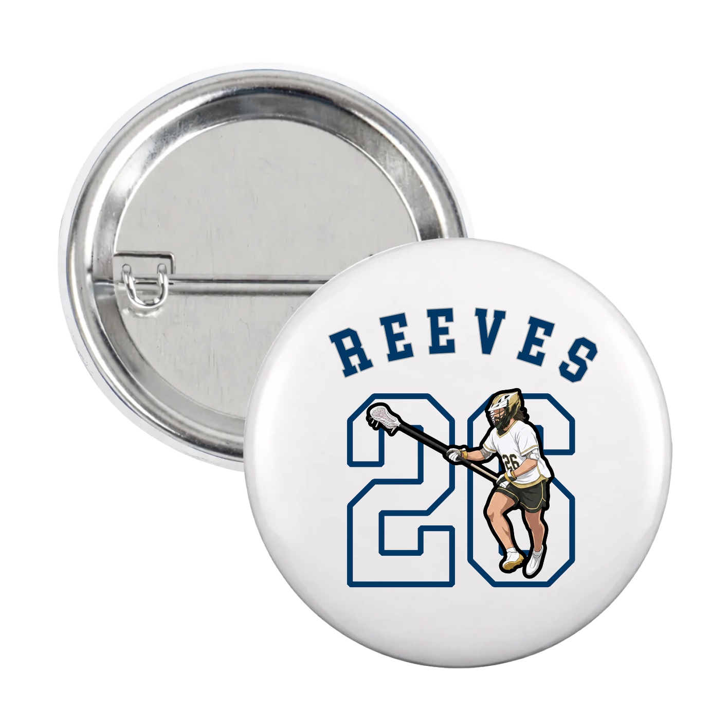 Game Day Button — Shirsey Arch in White