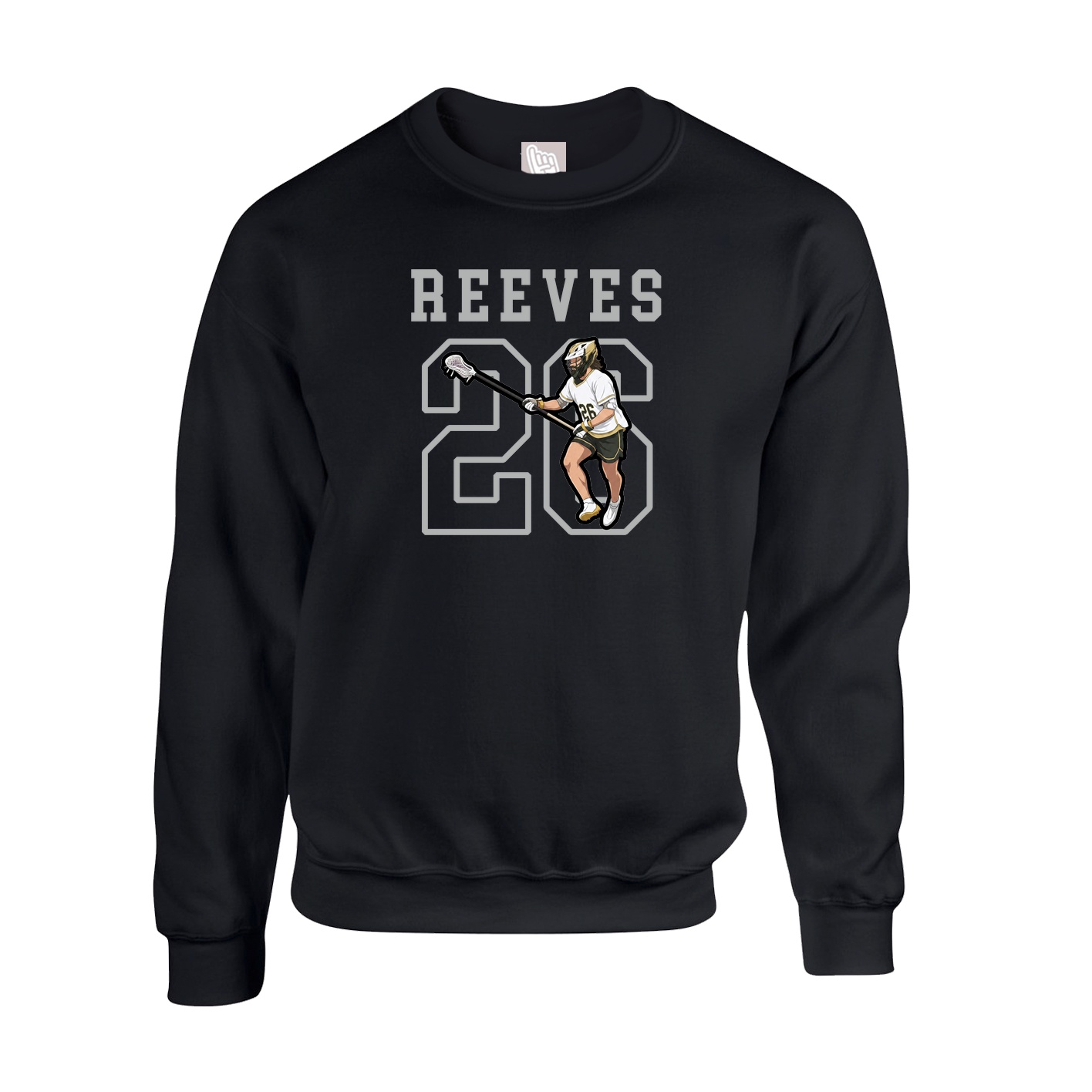 Fleece Crew — Shirsey in Black
