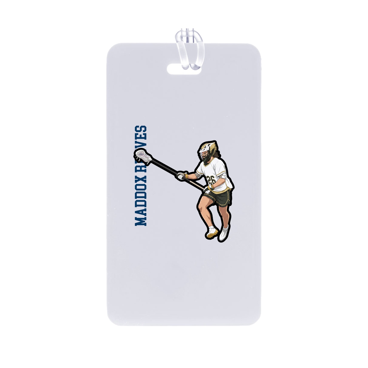 Bag Tag — Name Vertical in Classic