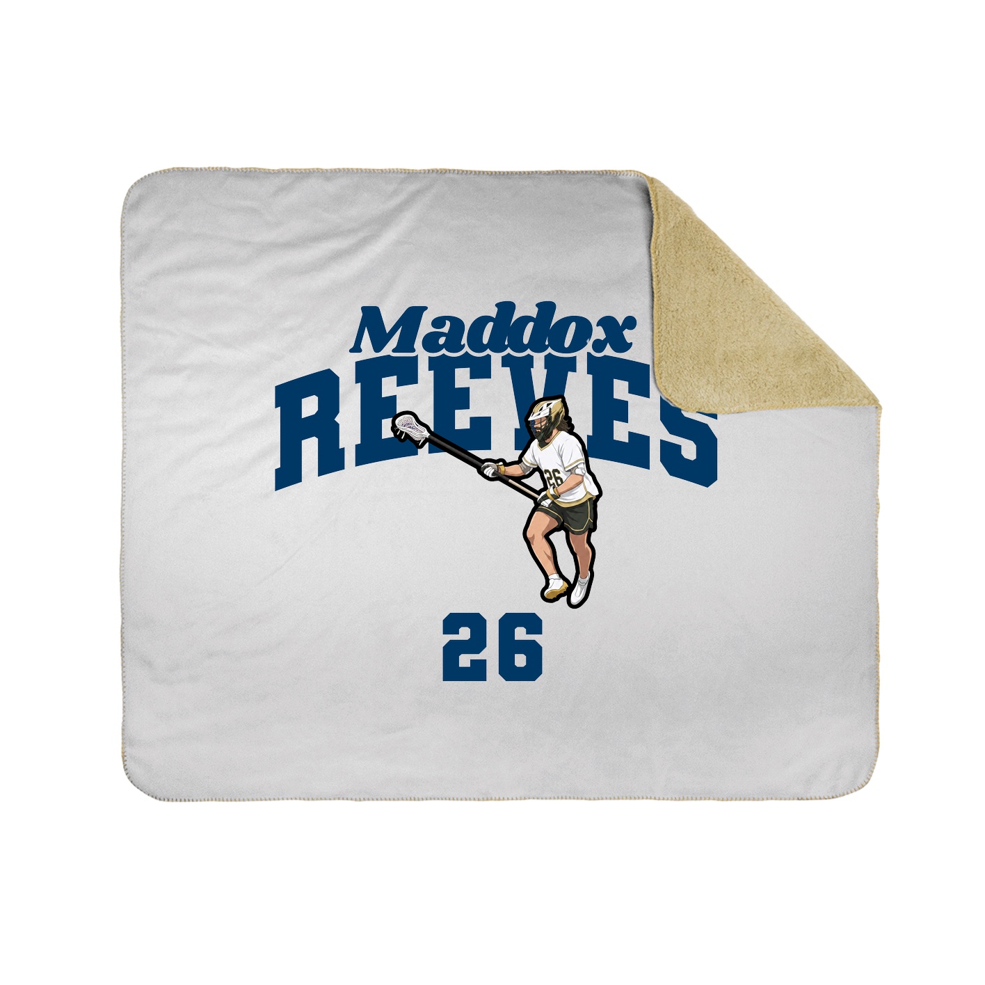 Throw Blanket — Signature Arch in White