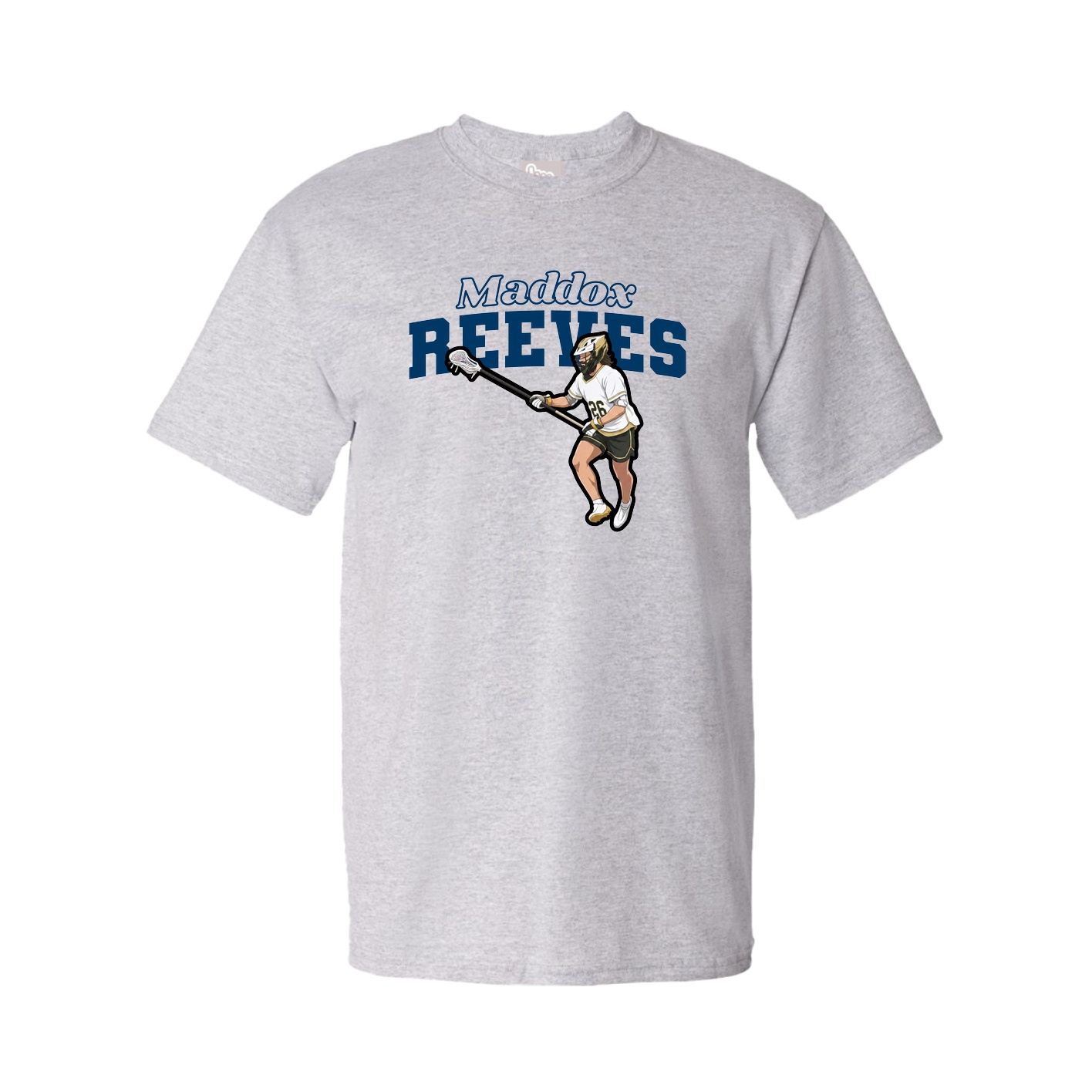 Youth Tee — Name Arch in Grey