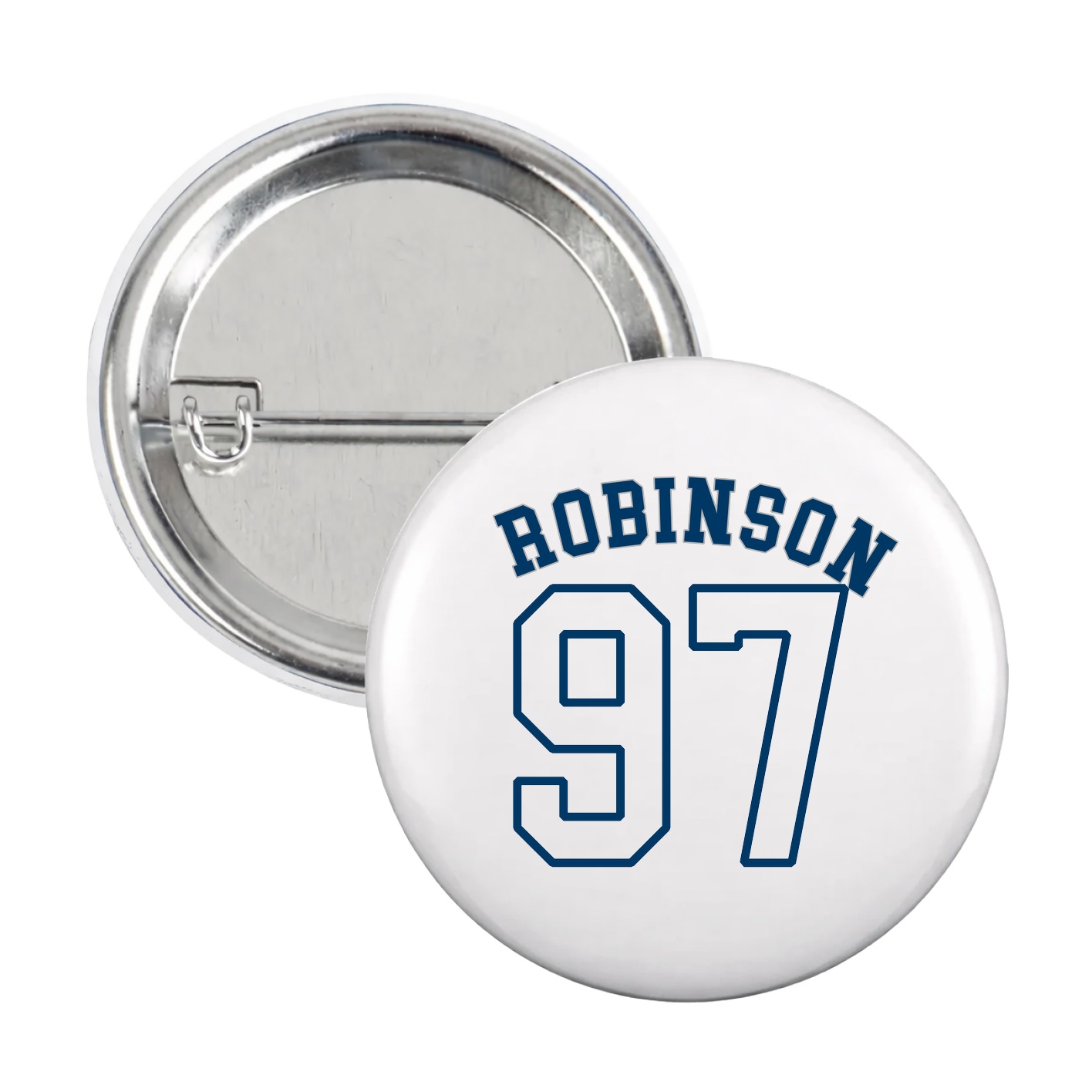 Game Day Button — Shirsey Arch in White