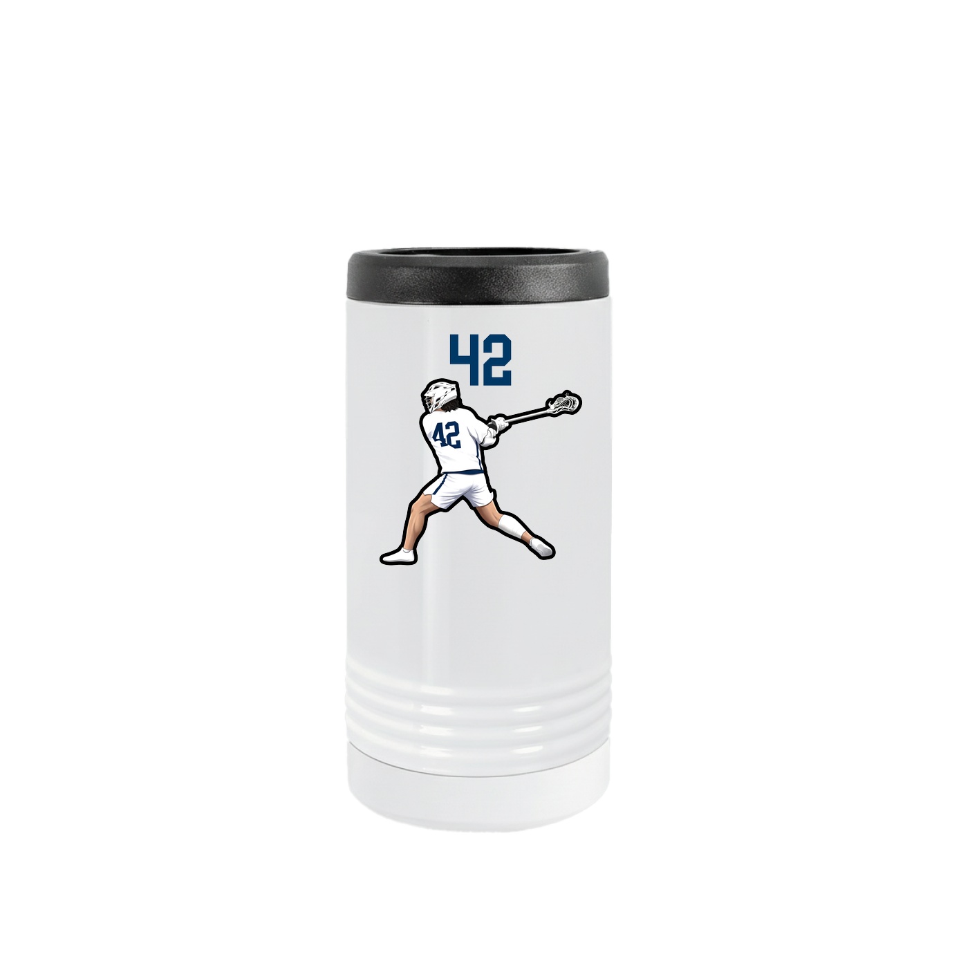 Slim Beverage Holder — Number Top in White