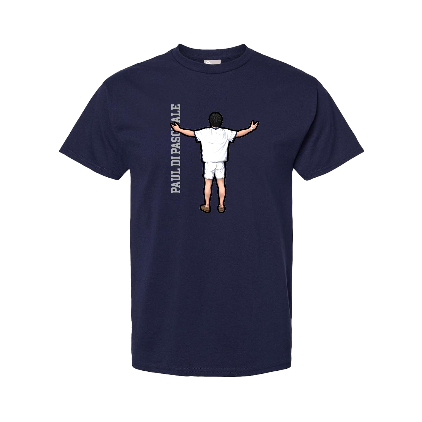 Youth Tee — Name Vertical in Navy