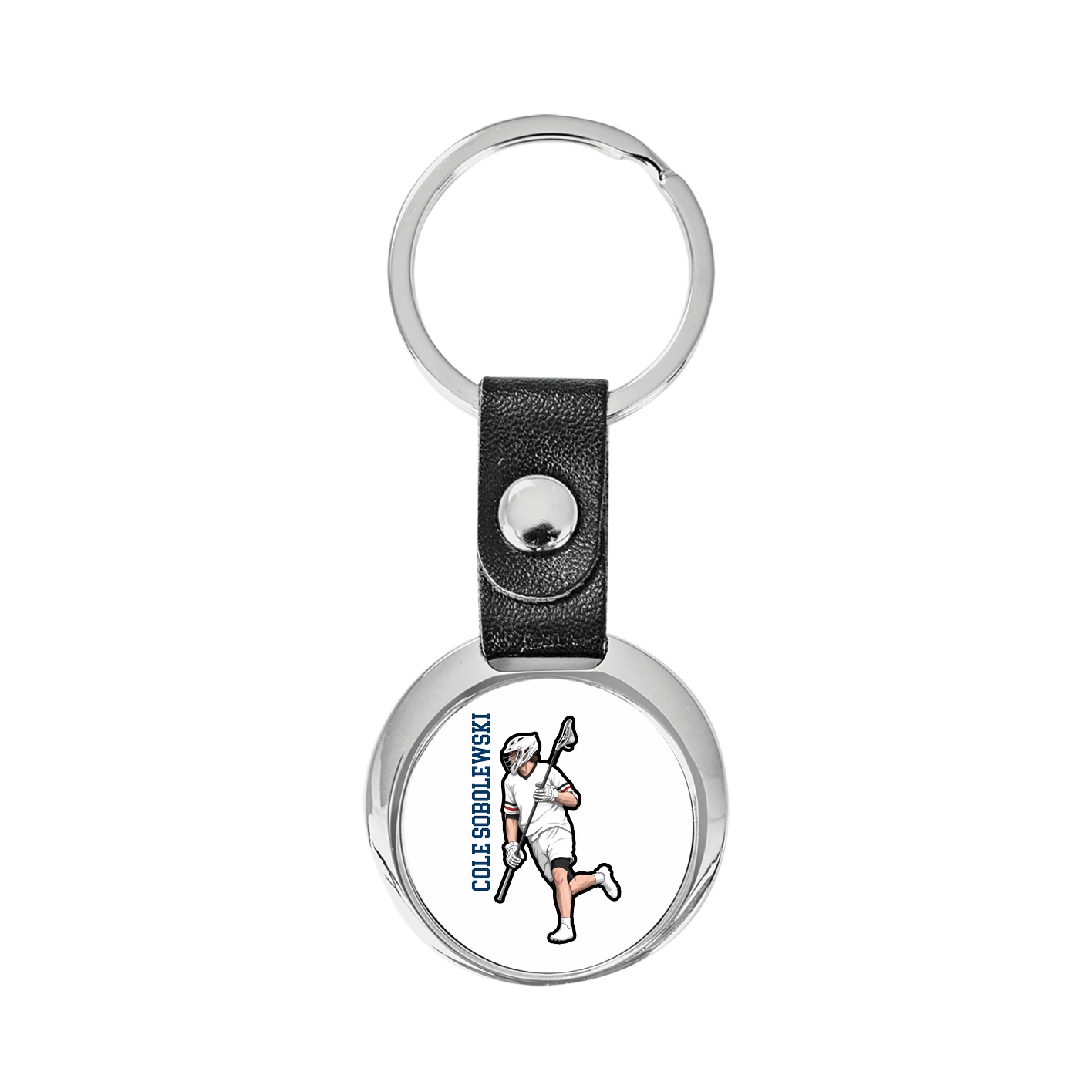 Key Chain — Name Vertical in Classic