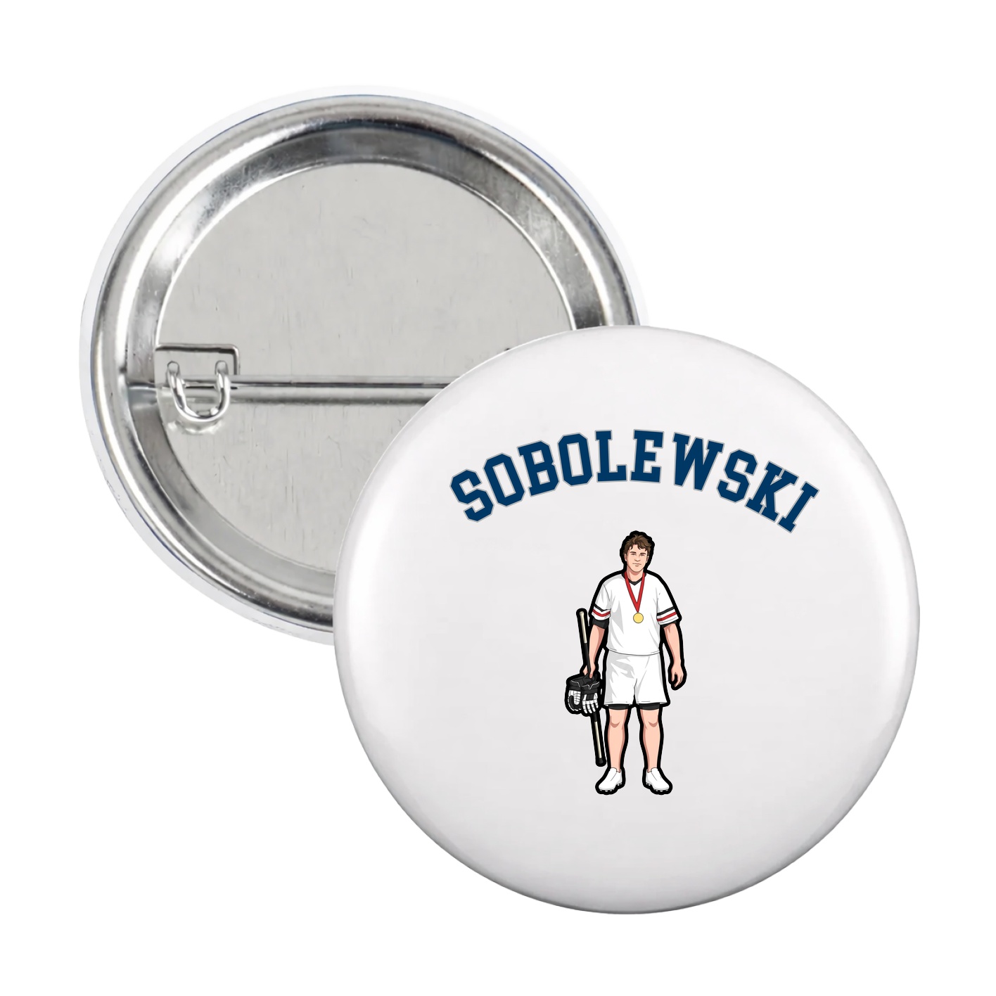 Game Day Button — Shirsey Arch in White