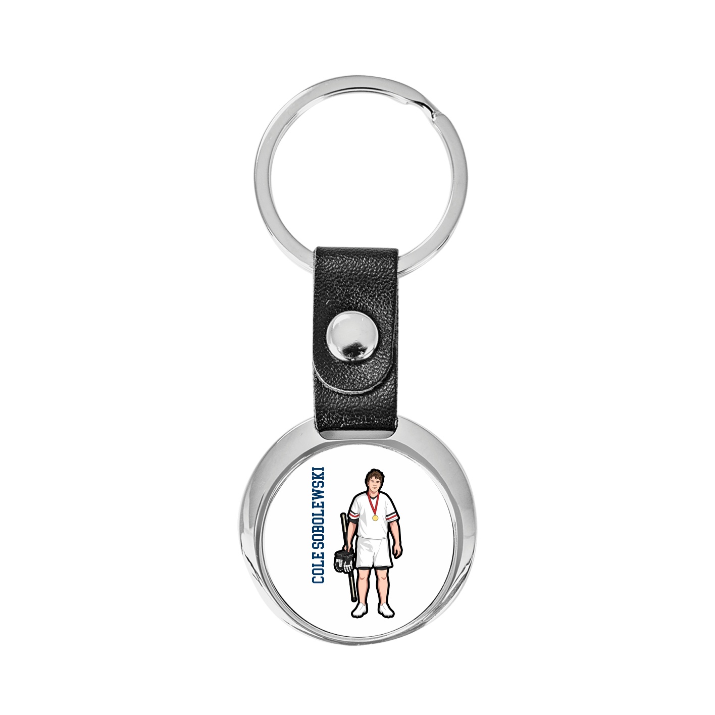 Key Chain — Name Vertical in Classic