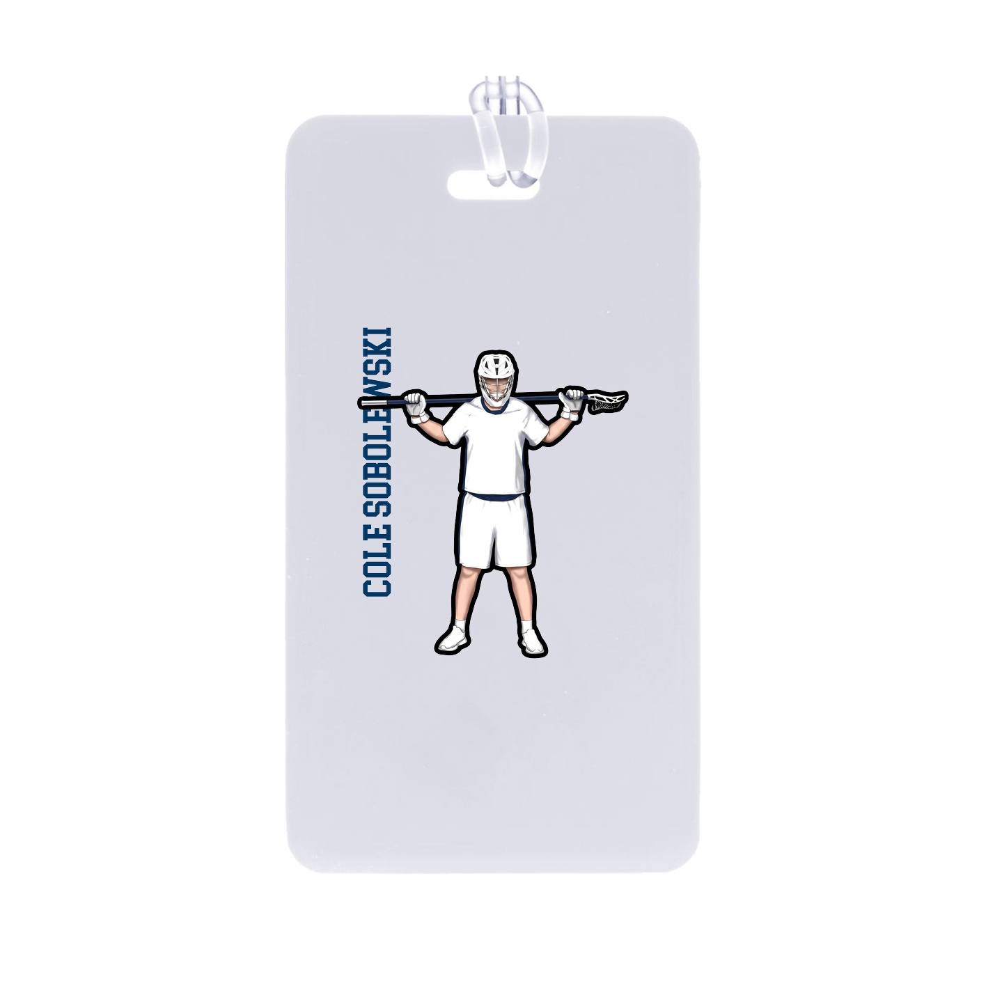 Bag Tag — Name Vertical in Classic