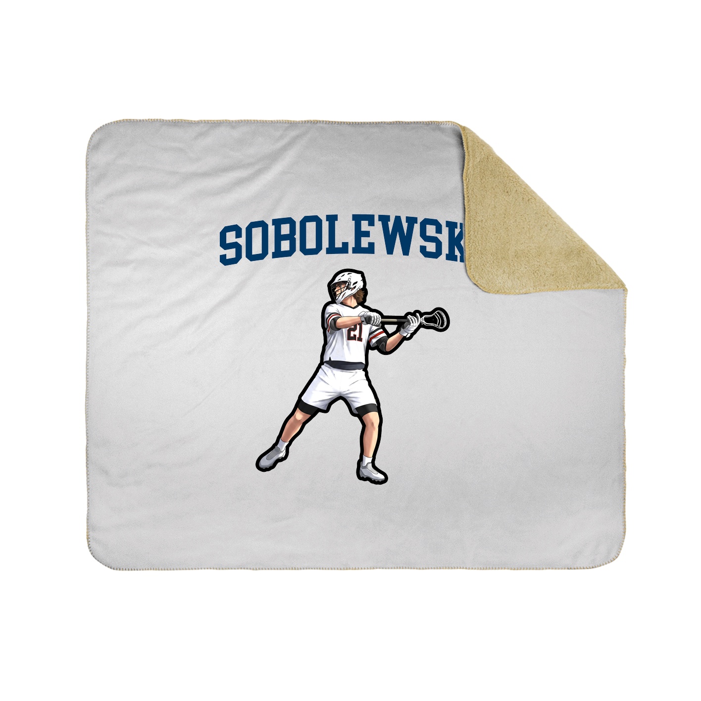 Throw Blanket — Shirsey in White