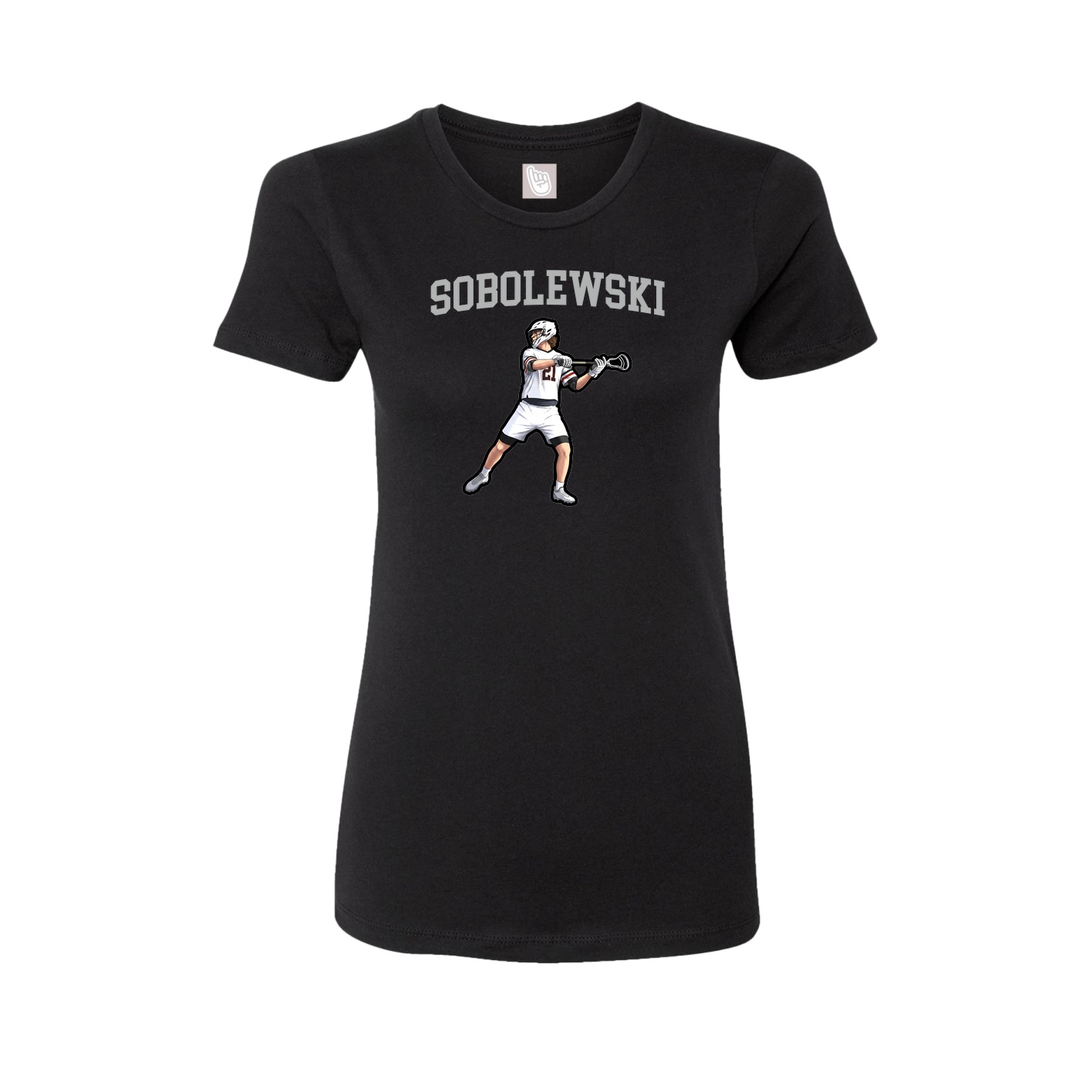 Fitted Women's Tee — Shirsey in Black