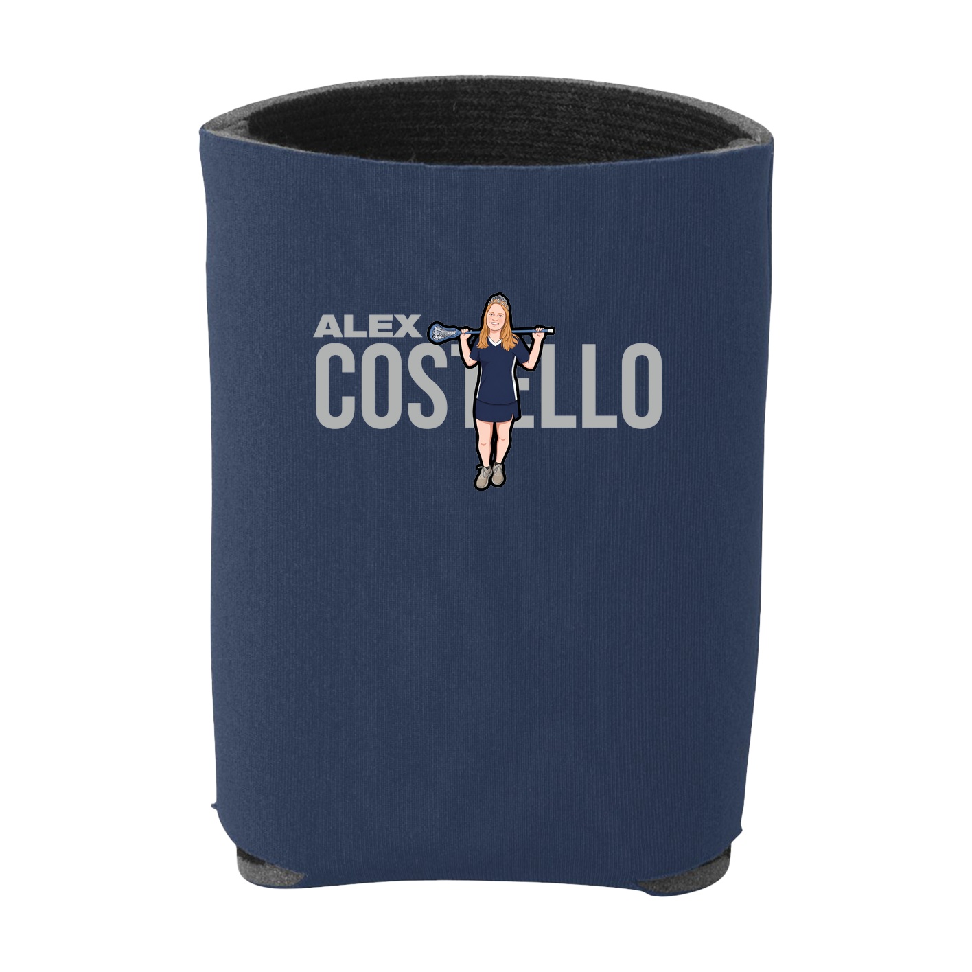 Can Holder — Player Name in Navy