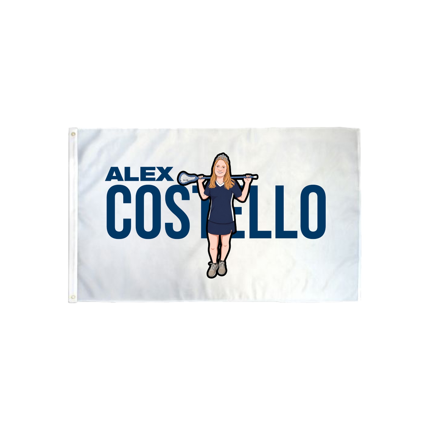 3x5 Flag — Player Name in Classic