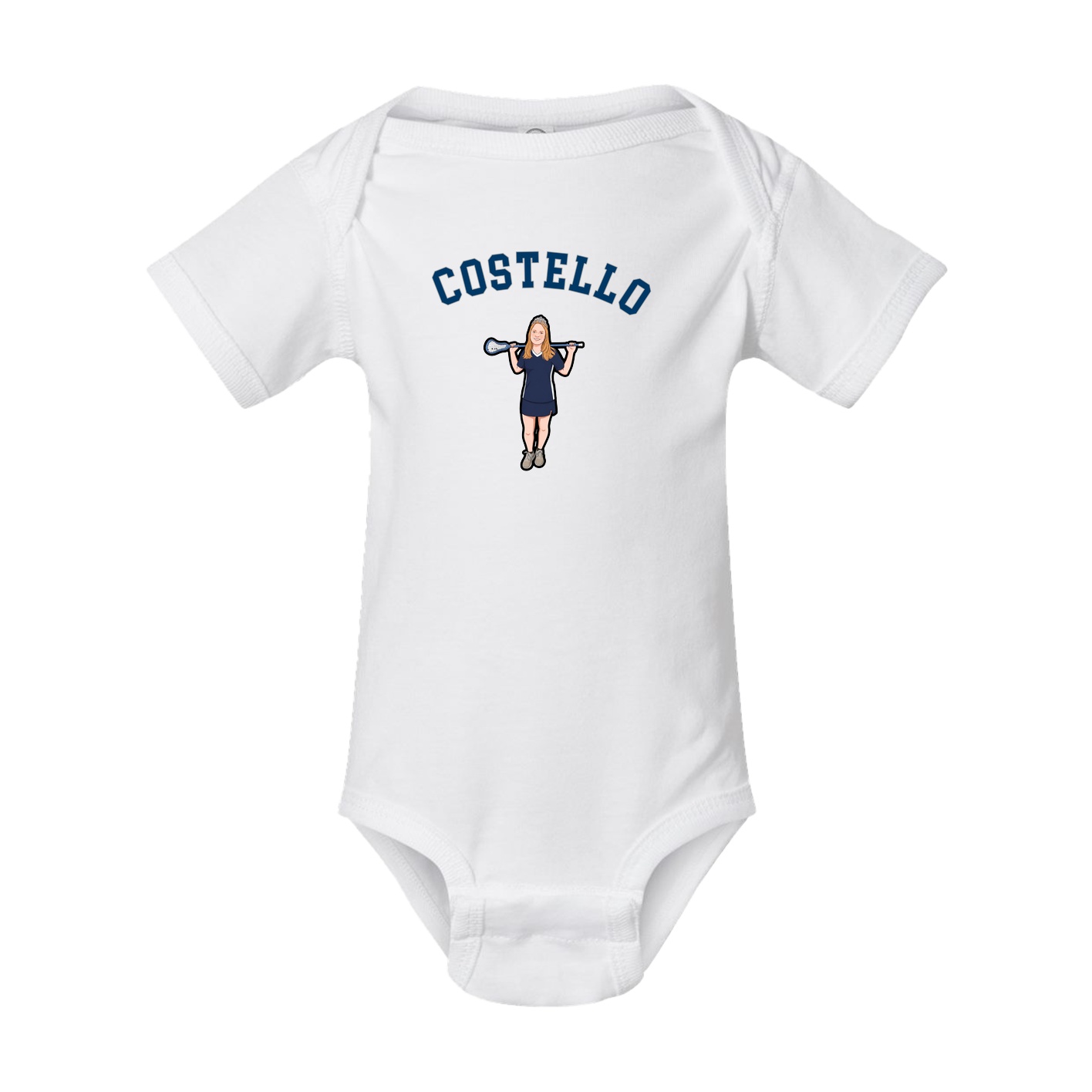 Baby Onesie — Shirsey Arch in White
