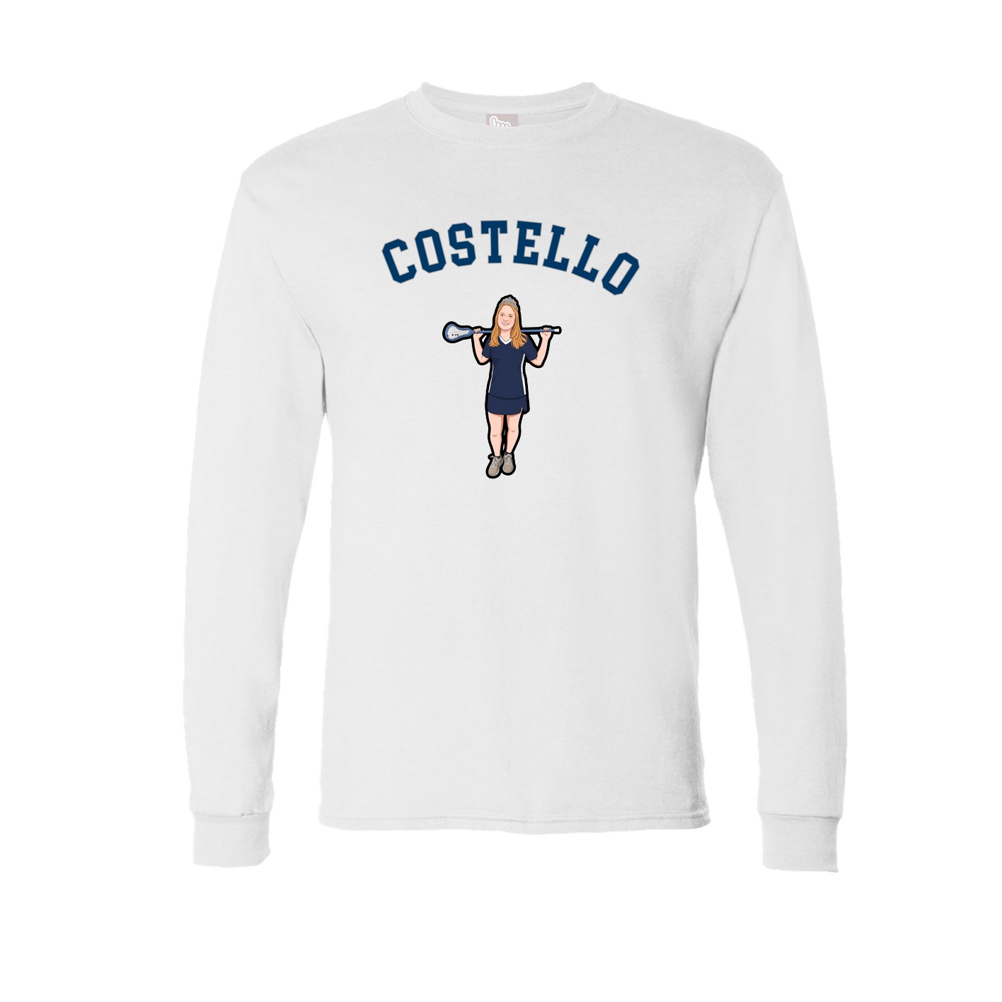 Long Sleeve Tee — Shirsey Arch in White