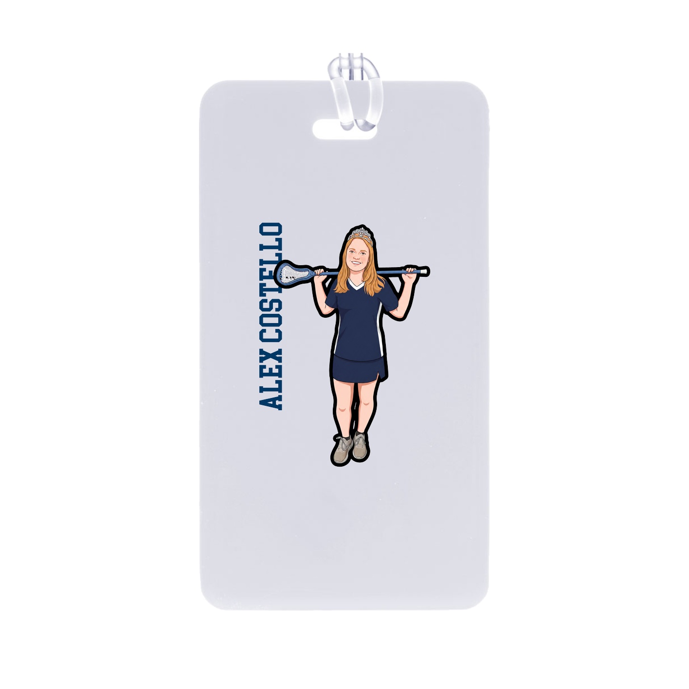 Bag Tag — Name Vertical in Classic