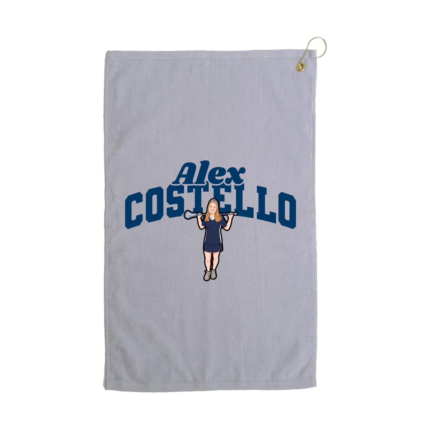 Golf Towel — Signature Arch in Grey