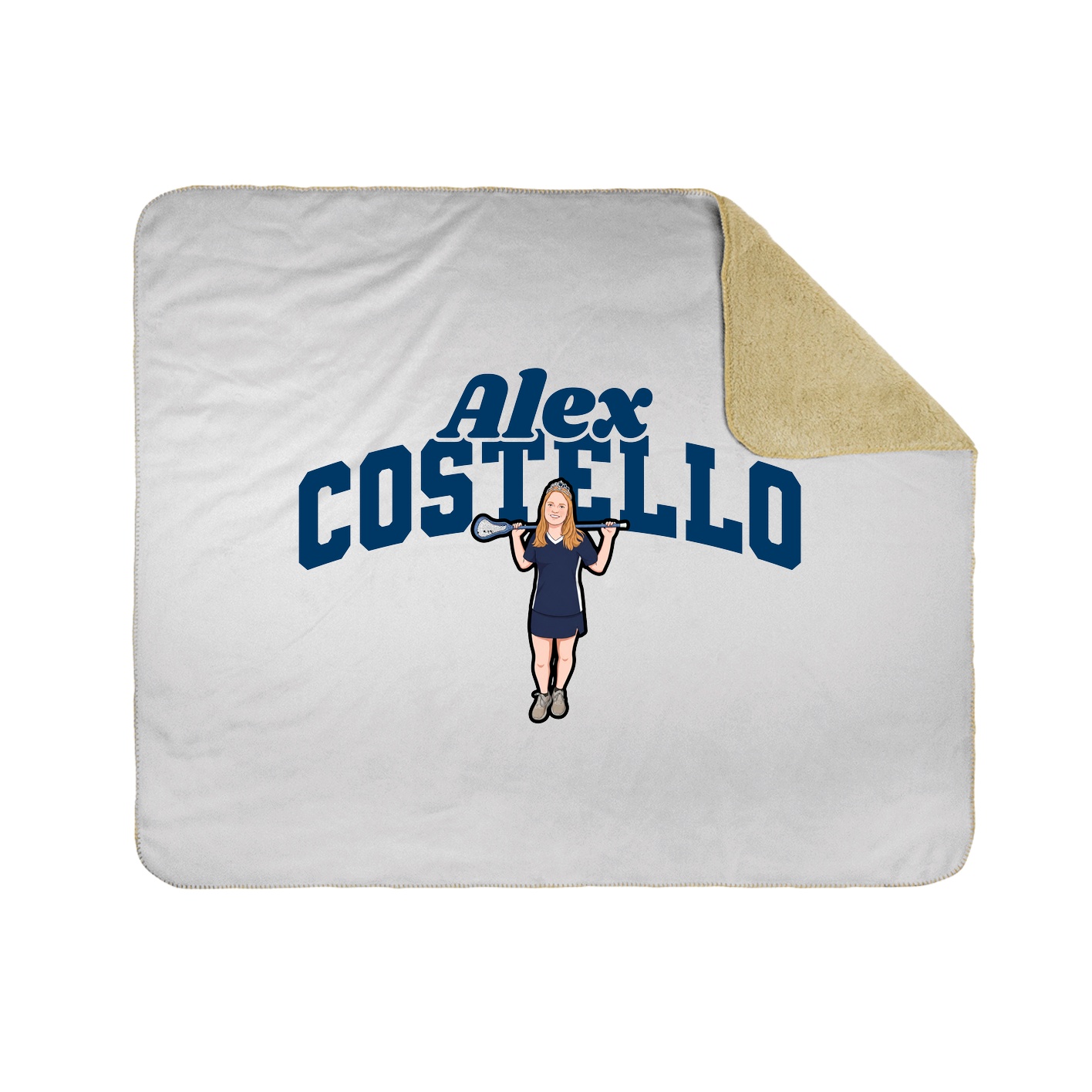 Throw Blanket — Signature Arch in White