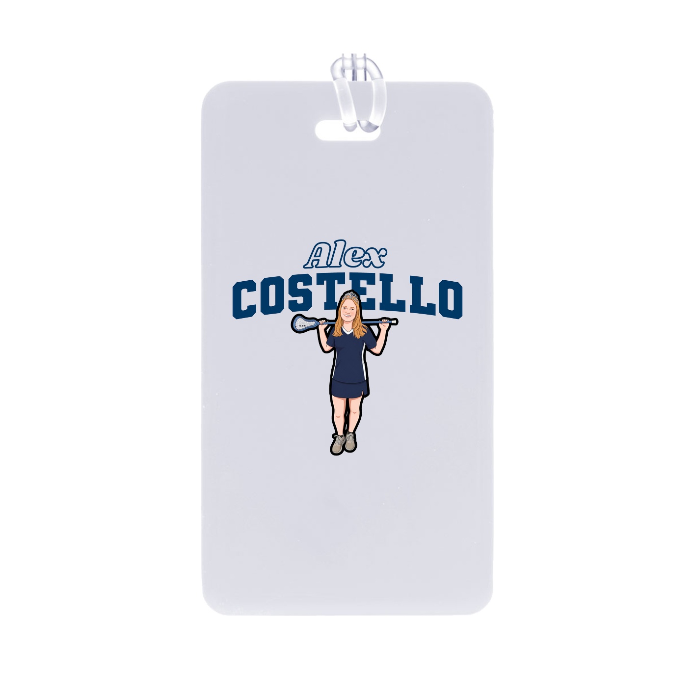Bag Tag — Name Arch in Classic