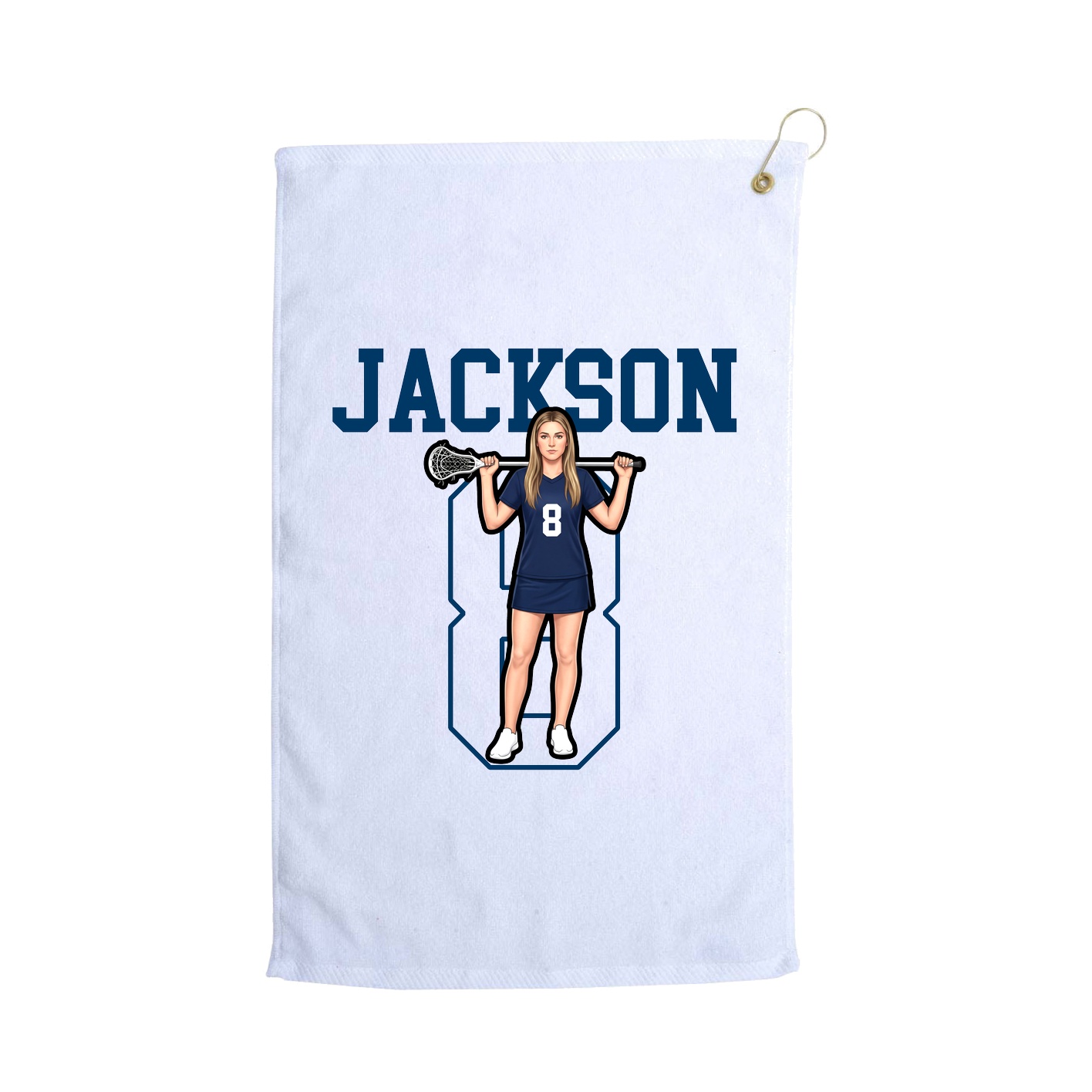 Golf Towel — Shirsey in White