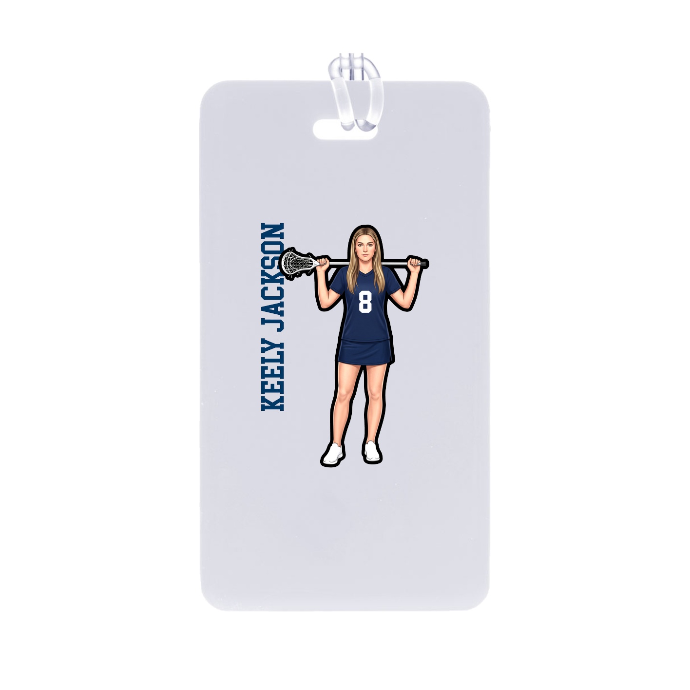 Bag Tag — Name Vertical in Classic